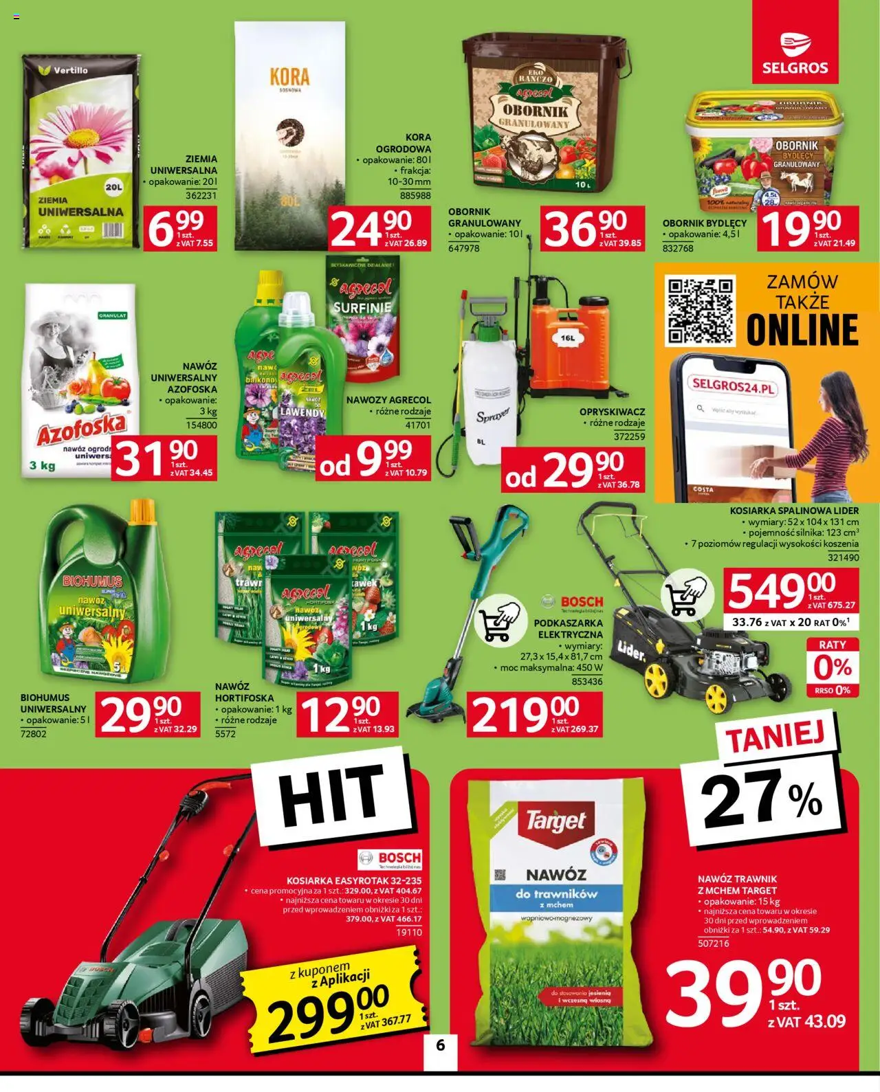 Selgros cash&carry Gazetka - Oferta przemysłowa od 22.05.2025 | Strona: 8 | Produkty: Opryskiwacz, Ziemia uniwersalna, Kosiarka, Ziemia
