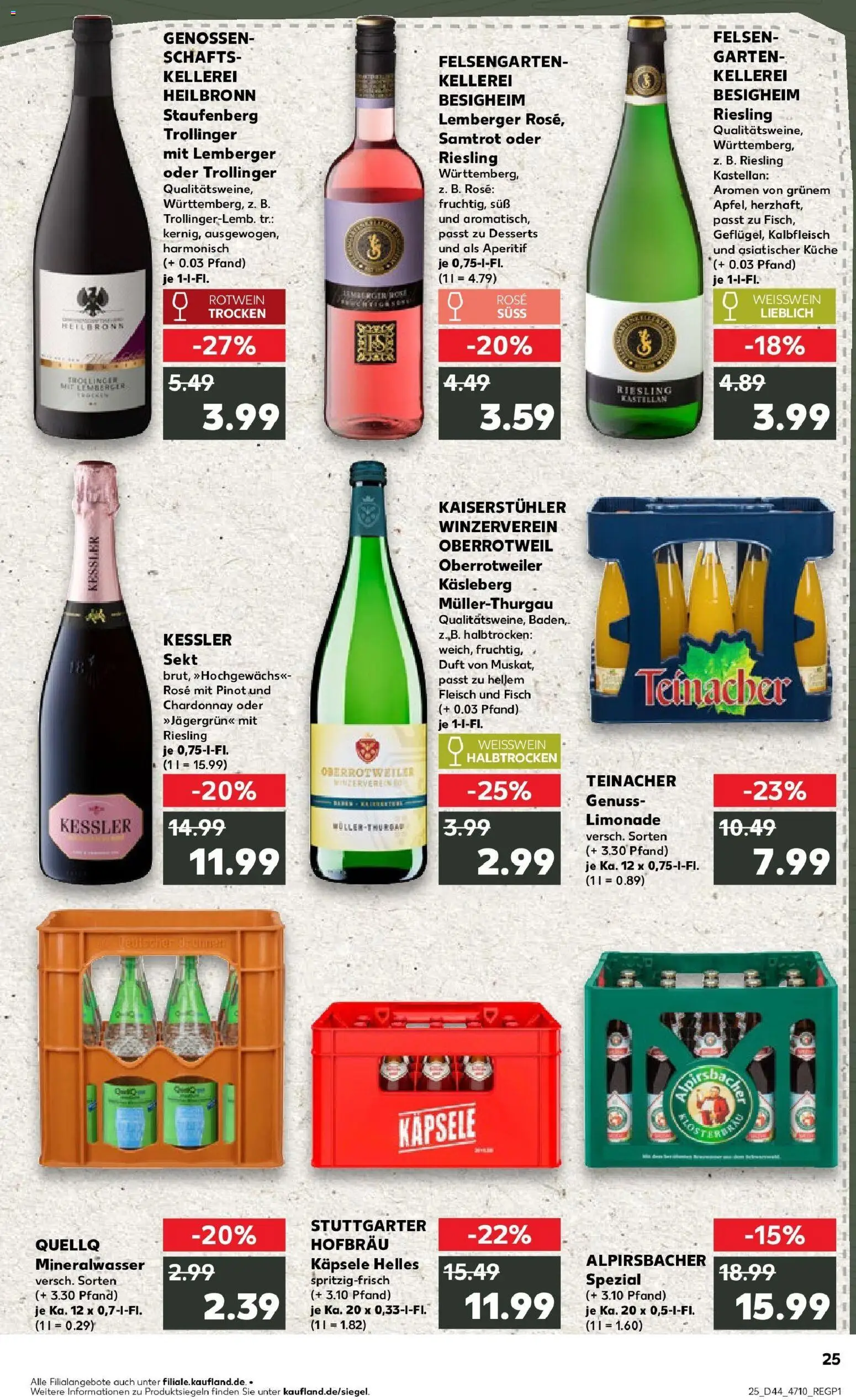 Kaufland prospekt Calw	 – gültig ab 30.10.2025 | Seite: 25 | Produkte: Küche, Duft, Limonade, Mineralwasser