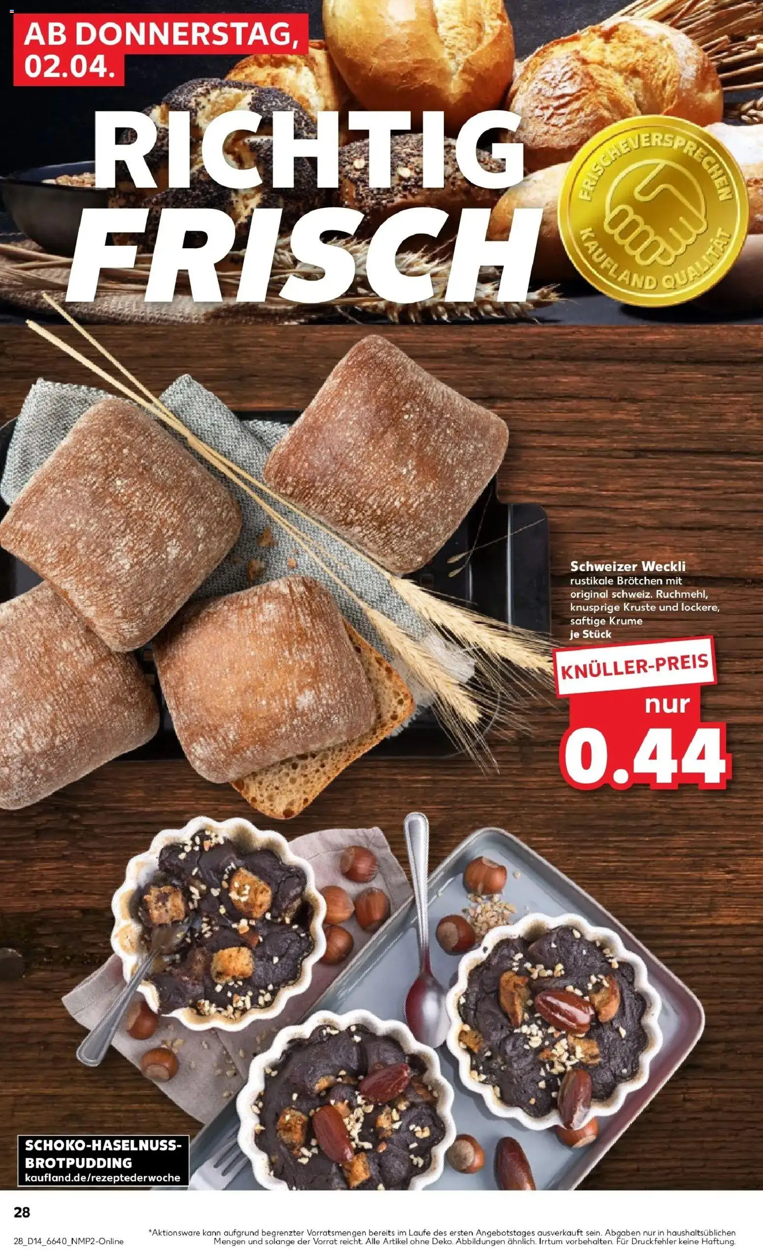 Kaufland Prospekt Überlingen	 – gültig ab 02.04.2026 | Seite: 28 | Produkte: Pudding