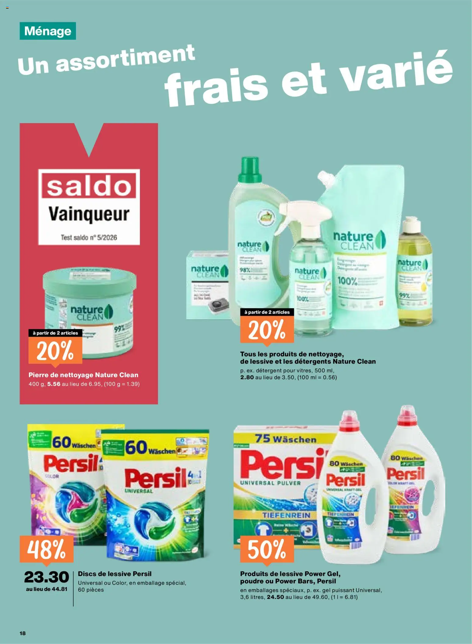 Migros aktionen FR – gültig ab 09.04.2026 | Seite: 18 | Produkte: Pulver