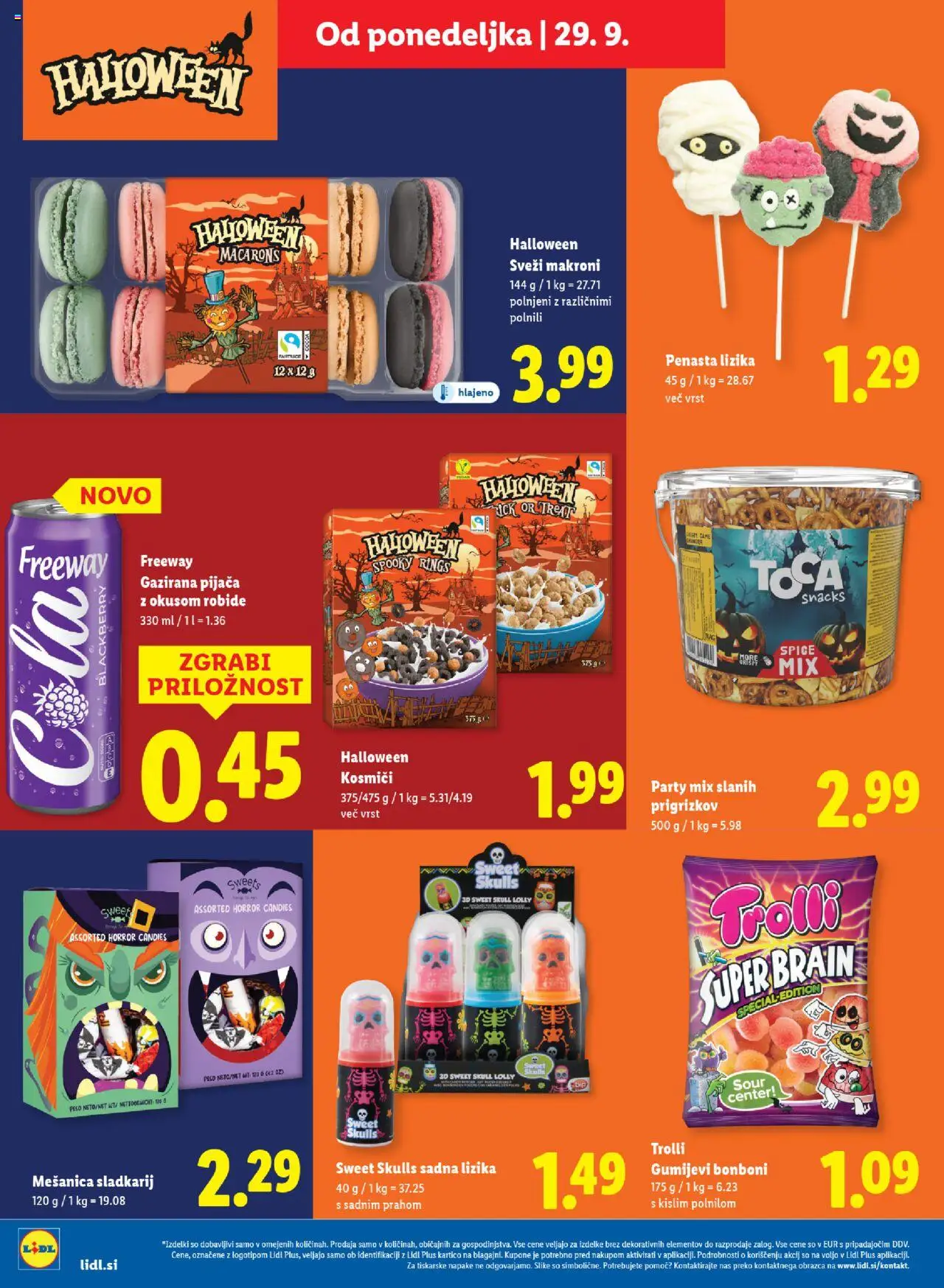 Novi Lidl katalog ponudbe – veljaven od 08.10.2025 | Stran: 10 | Izdelki: Bonboni, Kosmici