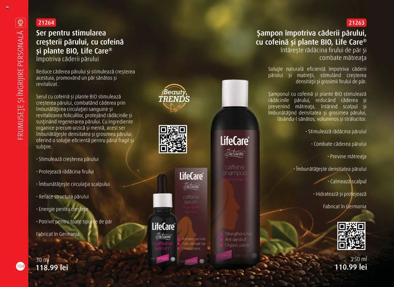 Noul catalog Life Care – valabil de la 01.10.2025 | Pagină: 106 | Produse: Şerit ödül, Serum, Șampon