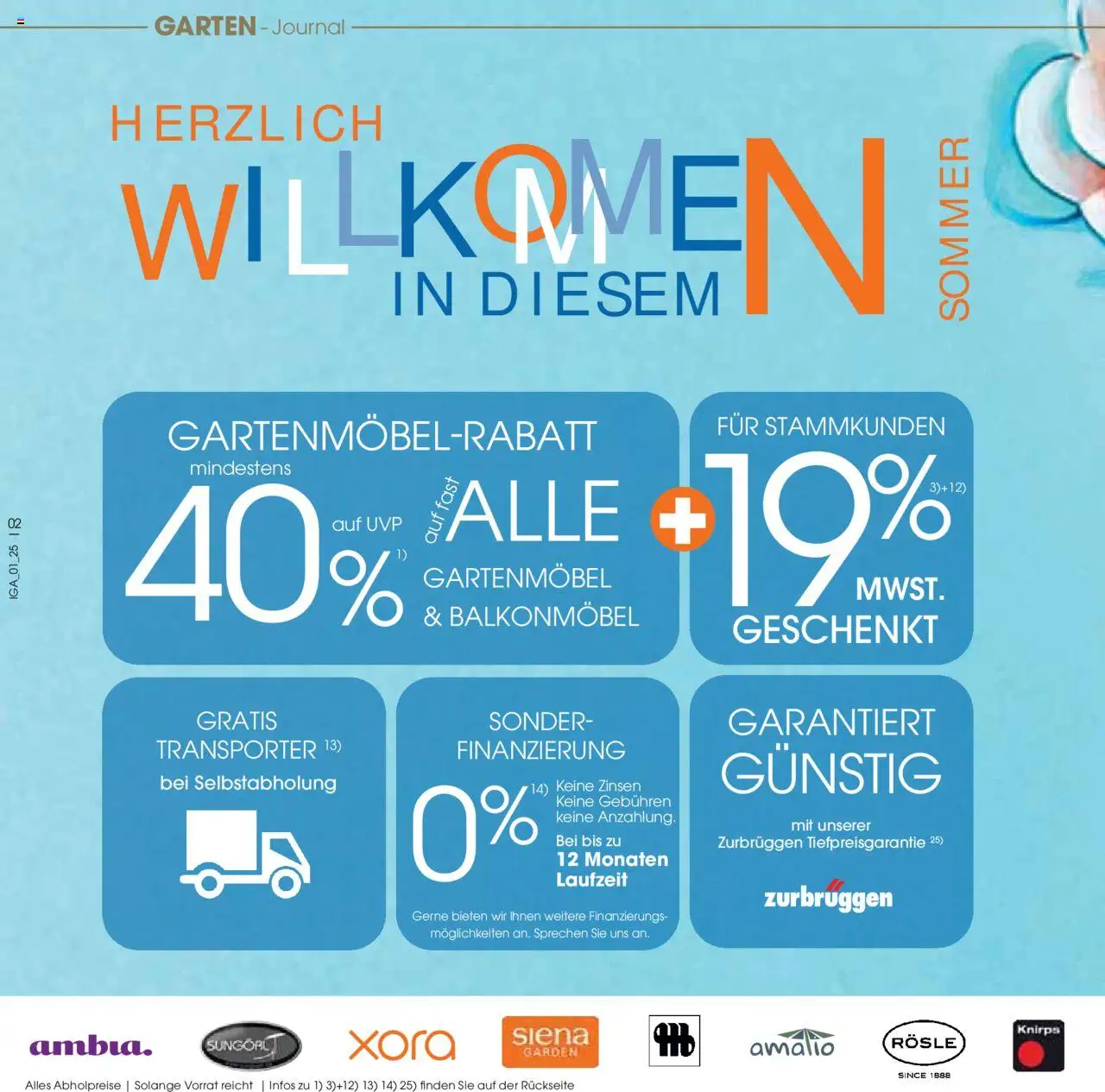 Zurbrüggen Garten Trends 2025 - gültig ab dem 18.02.2025 | Seite: 2 | Produkte: Gartenmöbel