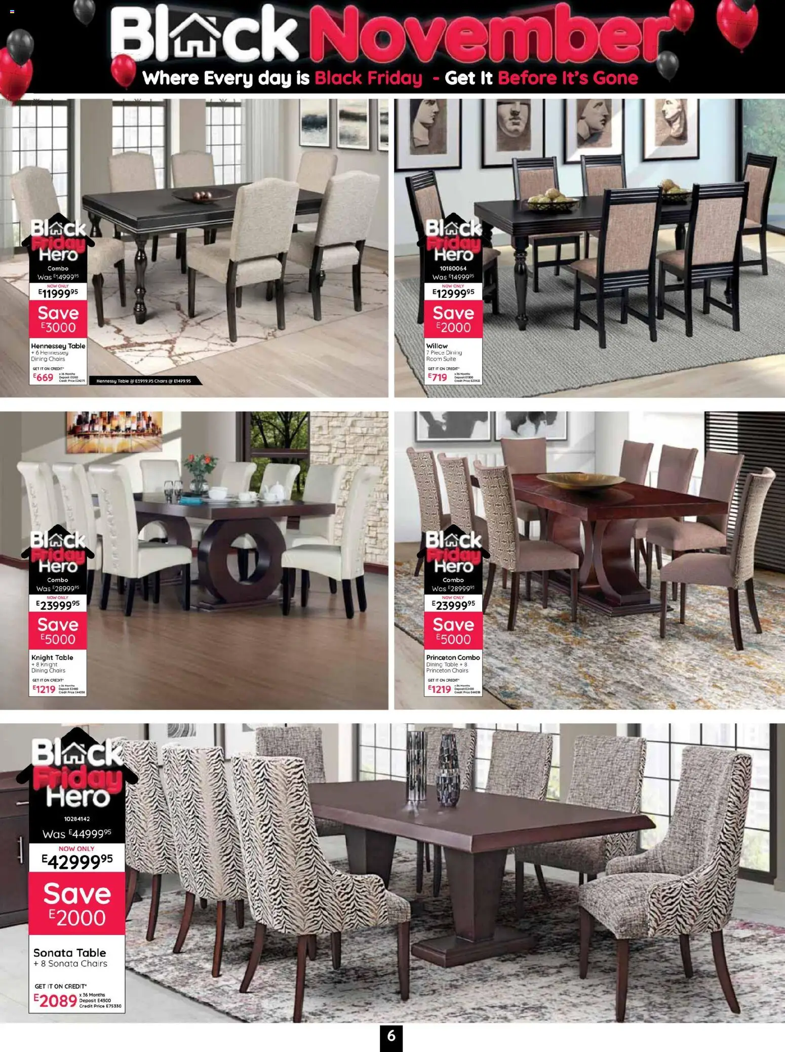 New Bradlows catalogue – valid from 10.11.2025 | Page: 6 | Products: Table