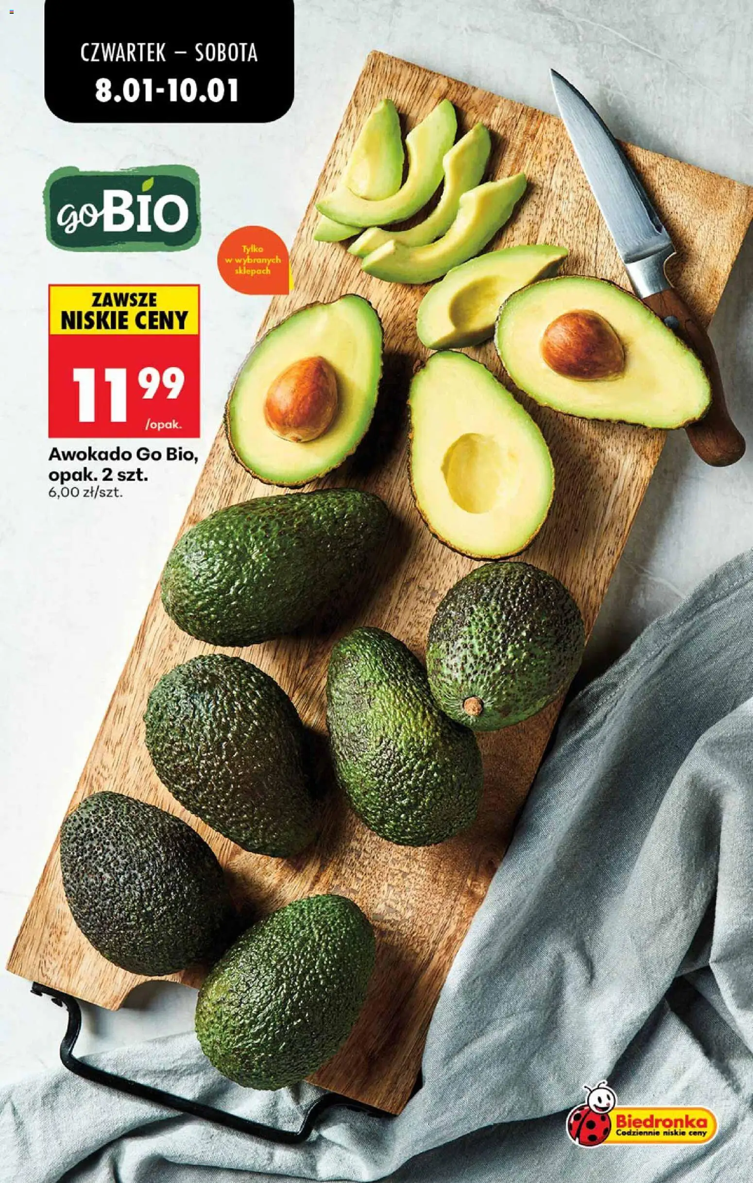 Biedronka gazetka - Oferta w tym tygodniu od 08.01.2026 | Strona: 24 | Produkty: Awokado