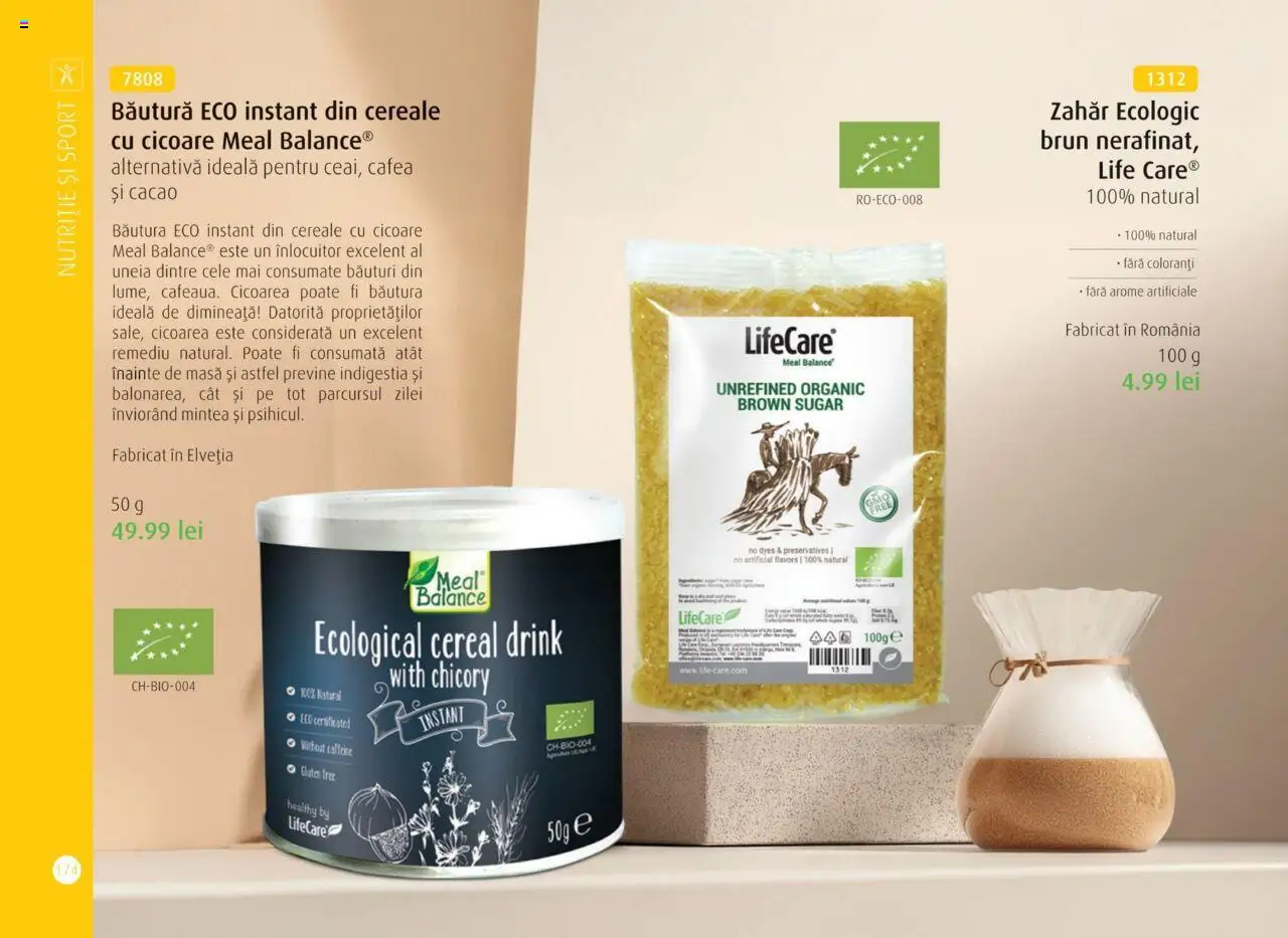 Life Care catalog - Aprilie/Octombrie – valabil de la 01.04.2025 | Pagină: 176 | Produse: Masă, Cafea, Cereale, Zahăr