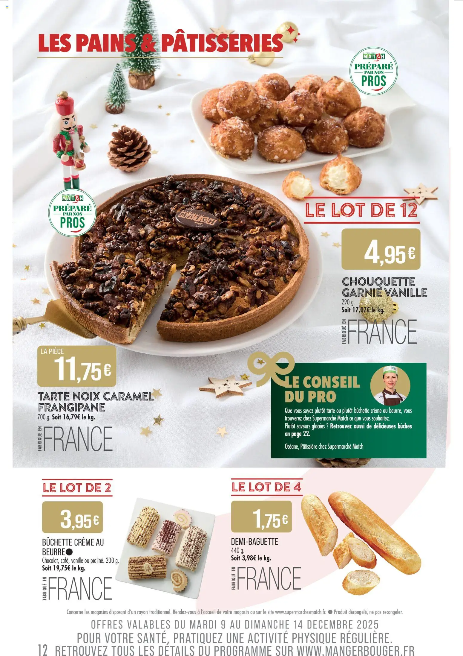 {H1} | Page: 12 | Produits: Beurre, Noix, Crème