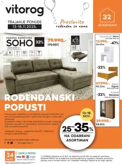 Vitorog akcija rođendanski popusti - pregled Vitorog kataloga - važi od 13.11.2025