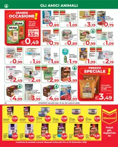 Volantino Eurospar del 17.07.2025 | Pagina: 18 | Prodotti: Paté, Pesce, Manzo, Gamberetti