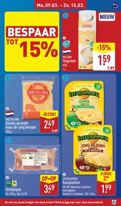 Aldi folder week 11 - Voorbeeld van een folder van Aldi, geldig van 09.03.2026 | Pagina: 9 | Producten: Kaas, Slagroom