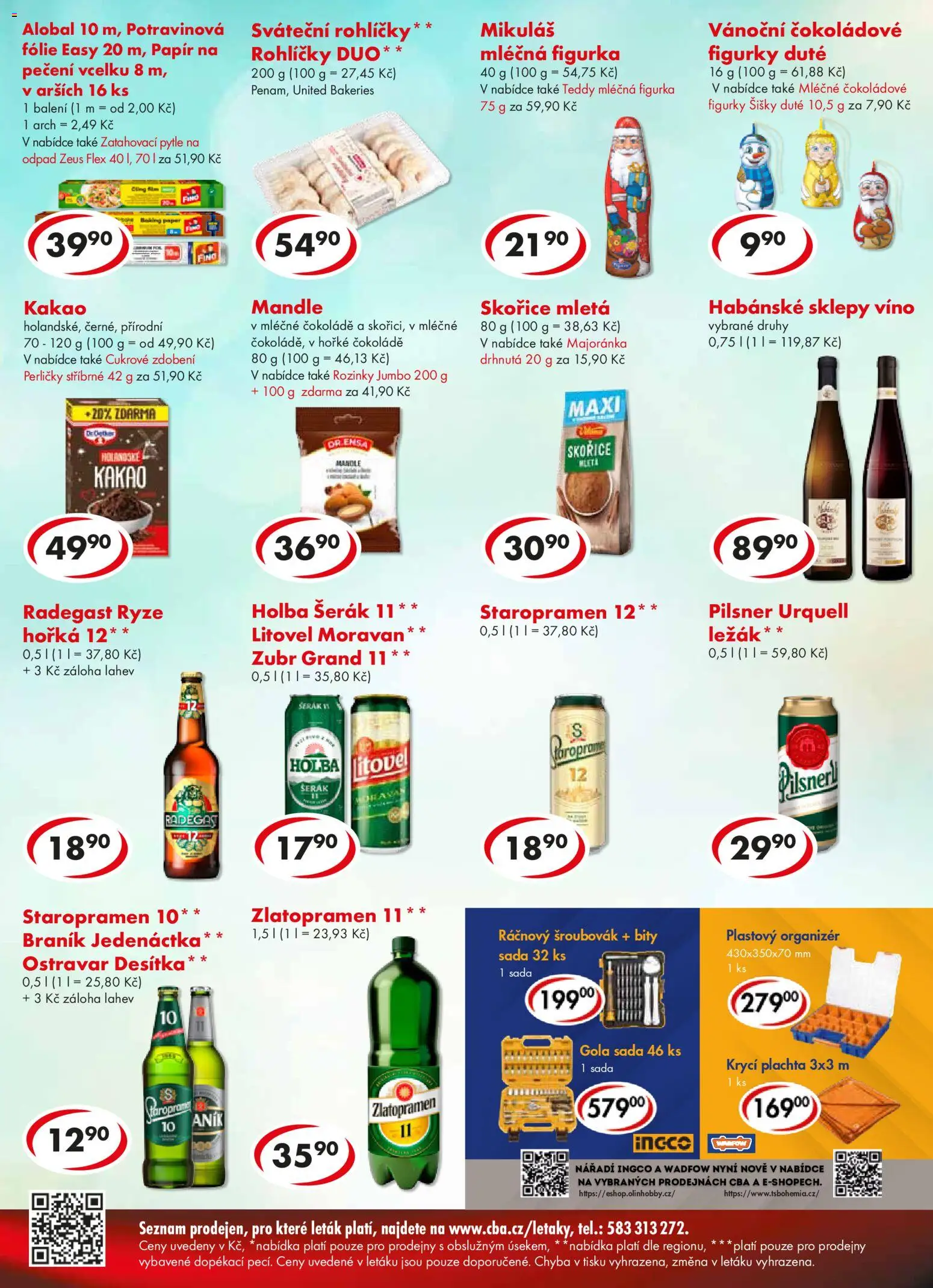 CBA leták - Premium od 03.12.2025 | Strana: 4 | Produkty: Gola sada, Rýže, Habánské sklepy, Šroubovák