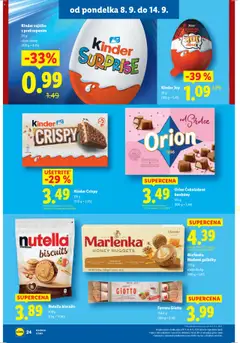 Nové Lidl akcie – leták je platný od 08.09.2025 | Strana: 26