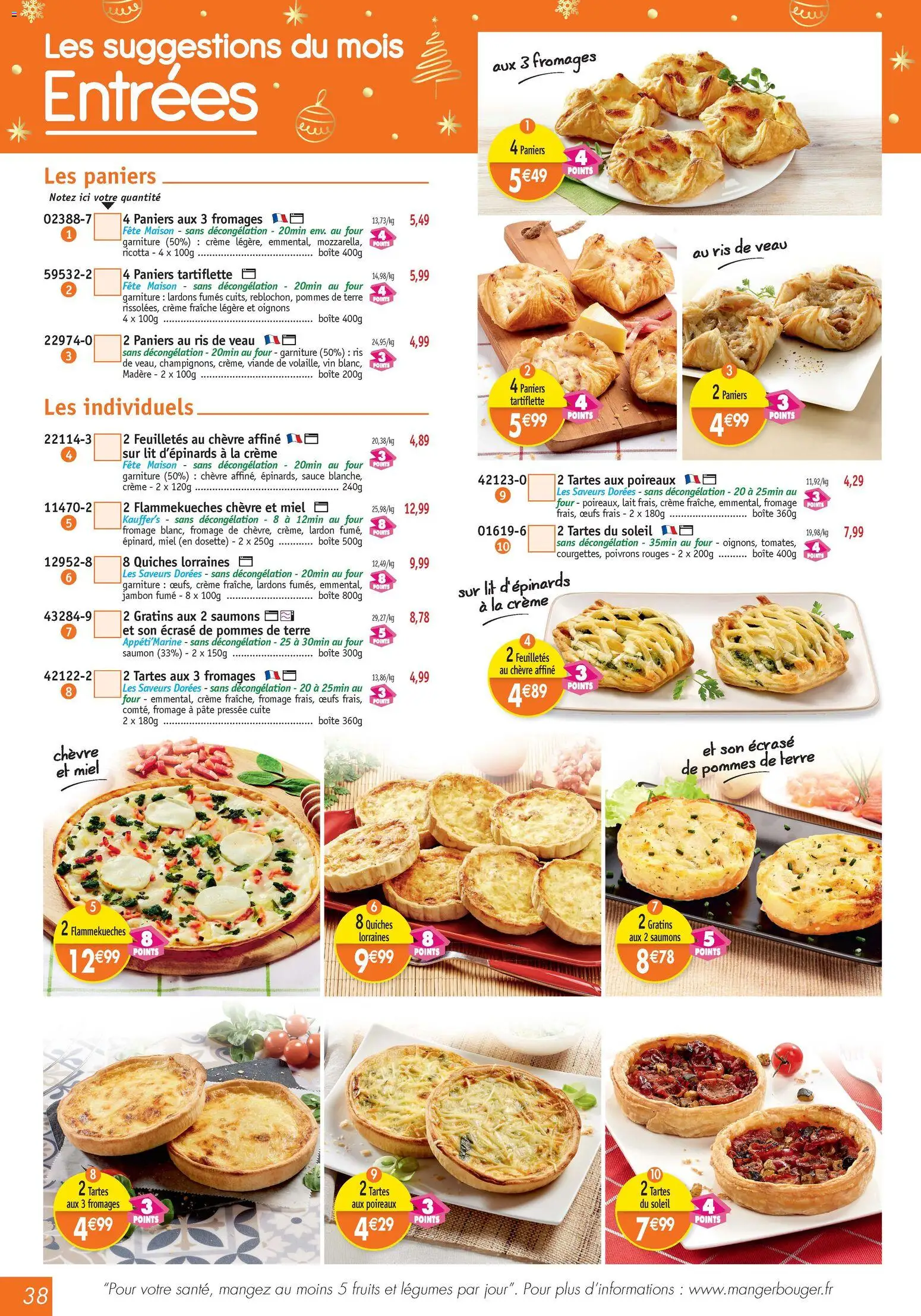 {H1} | Page: 38 | Produits: Œufs, Viande, Crème, Pommes de terre