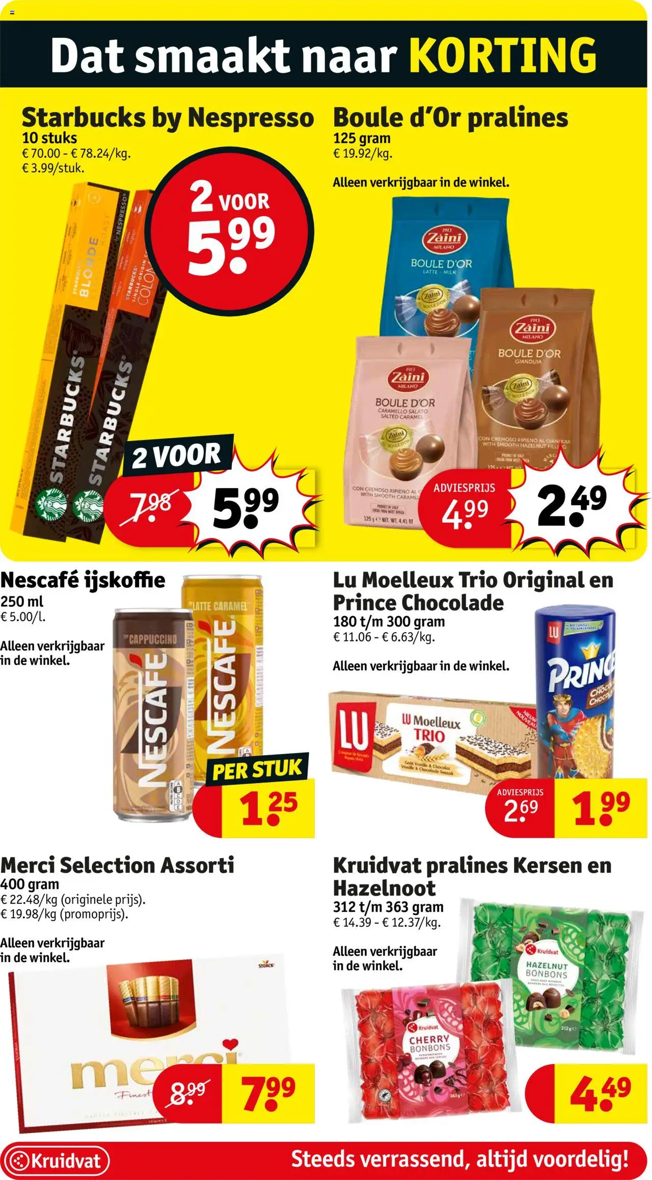 {H1} | Pagina: 41 | Producten: Nescafe, Cappuccino, Ijskoffie, Chocolade
