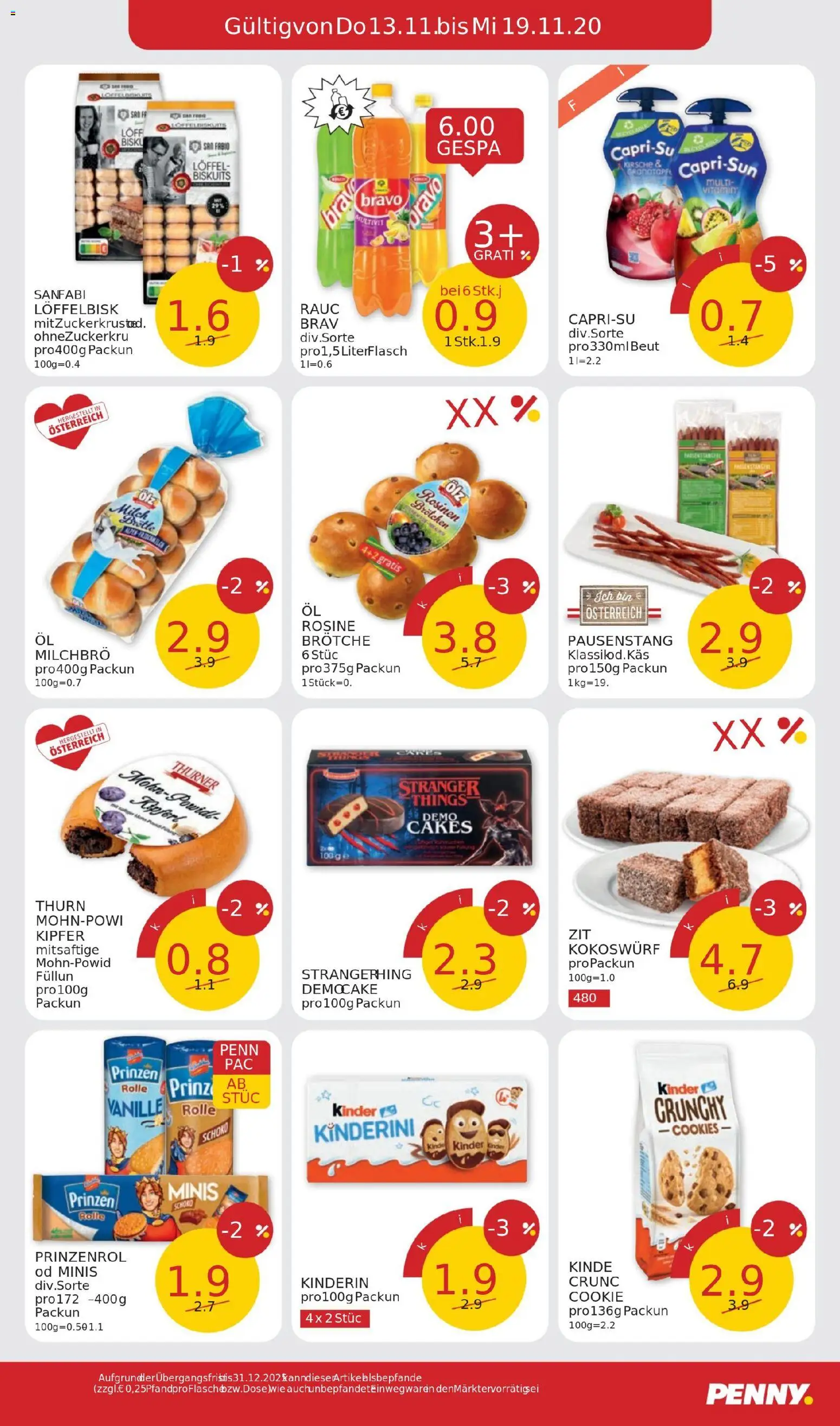 Penny Markt Flugblatt gültig ab 13.11.2025 | Seite: 9 | Produkte: Rosinen