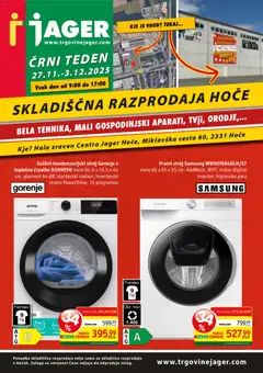Jager katalog akcije – veljaven od 27.11.2025