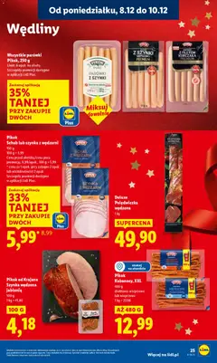 Pogląd oferty "Pikok Schab lub szynka z wędzarni 150 g, Pikok Smoked pork loin or ham, 150 g" - ważna od 08.12.2025 | Strona: 33