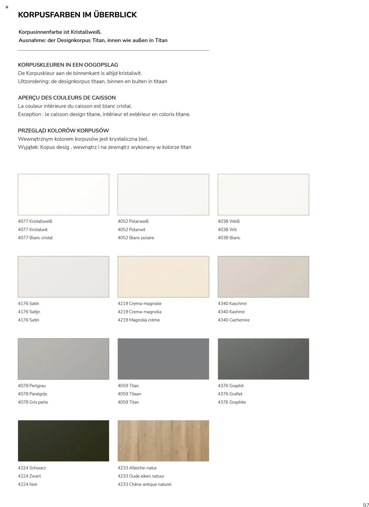 Ostermann Impressa Küchenmagazin – gültig ab 26.05.2025 | Seite: 97 | Produkte: Creme