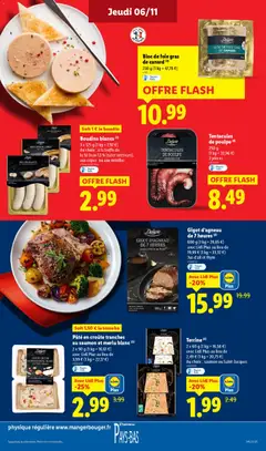 LIDL - Prévisualisation de LIDL catalogue semaine 45 valide à partir de 06.11.2025 | Page: 23 | Produits: Foie Gras de Canard, Gigot d'agneau, Viande, Jus