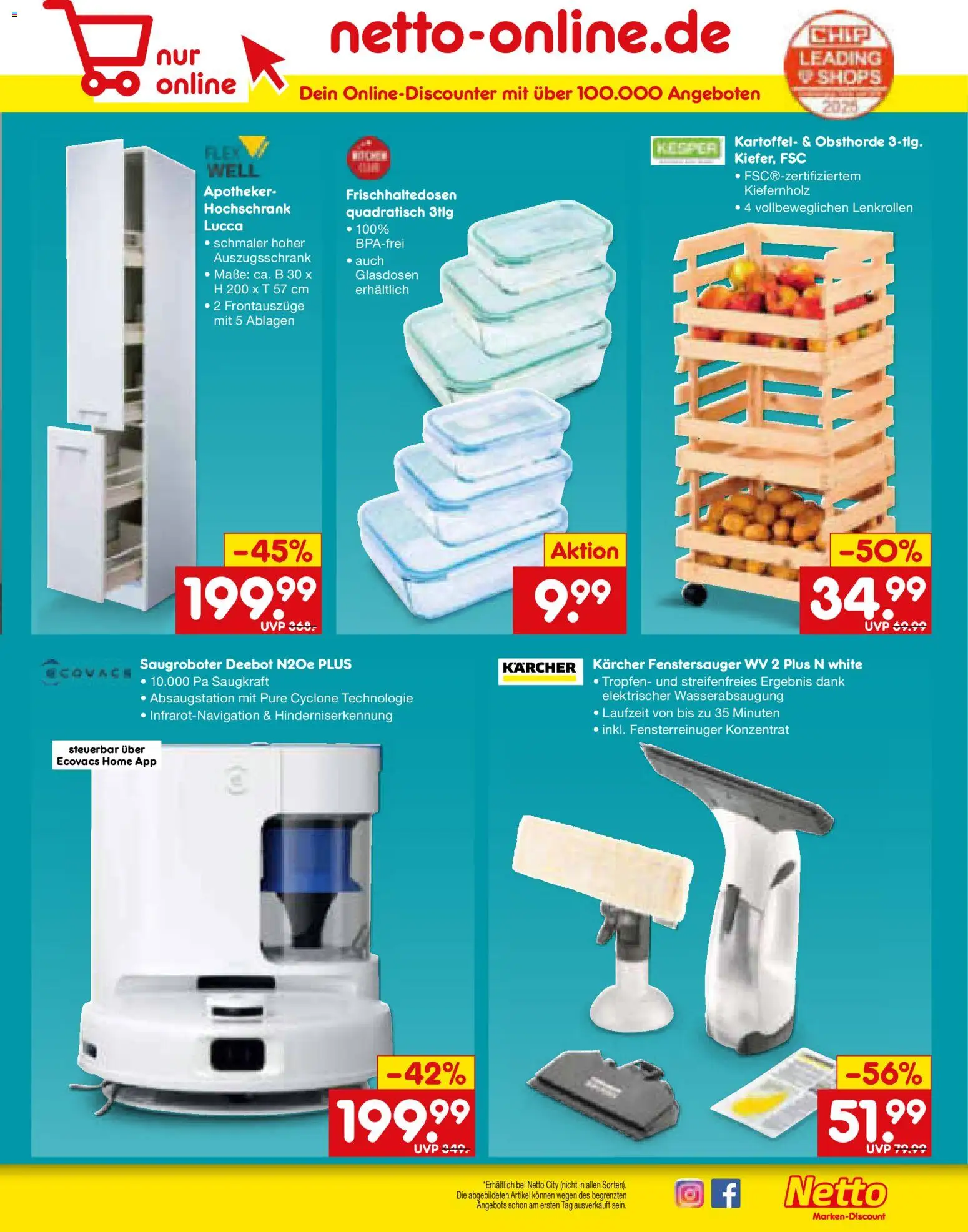 Netto Marken-Discount Prospekt 	 – gültig ab 23.03.2026 | Seite: 45 | Produkte: Hochschrank