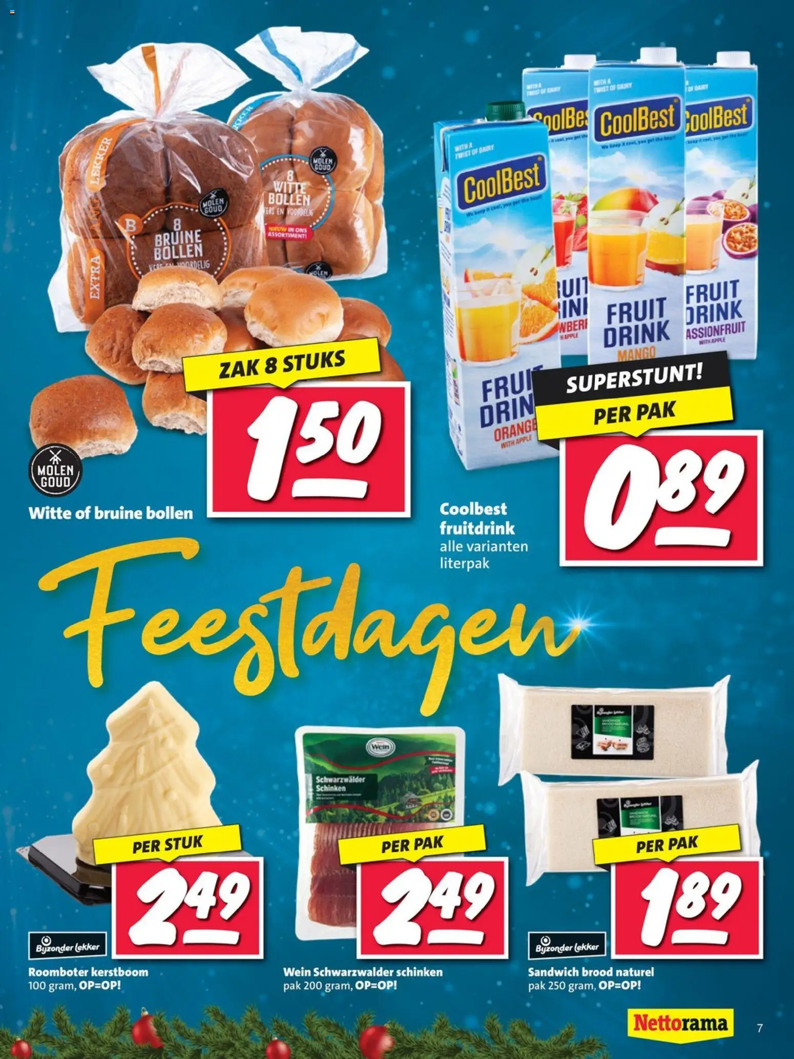 {H1} | Pagina: 7 | Producten: Brood, Sandwich, Roomboter, Mango