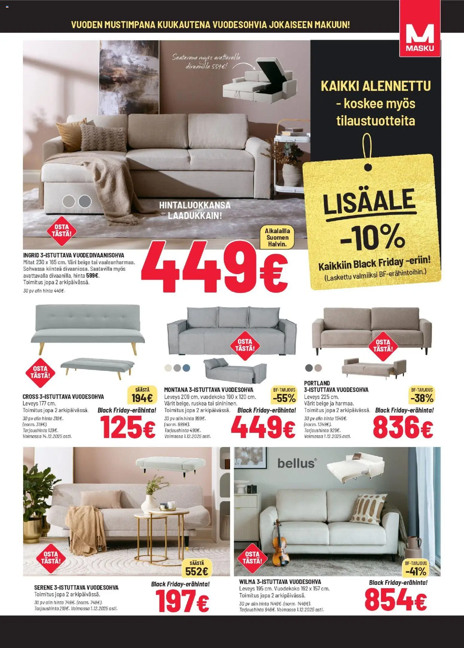 Masku - Black Friday – voimassa 19.11.2025 alkaen | Sivu: 11