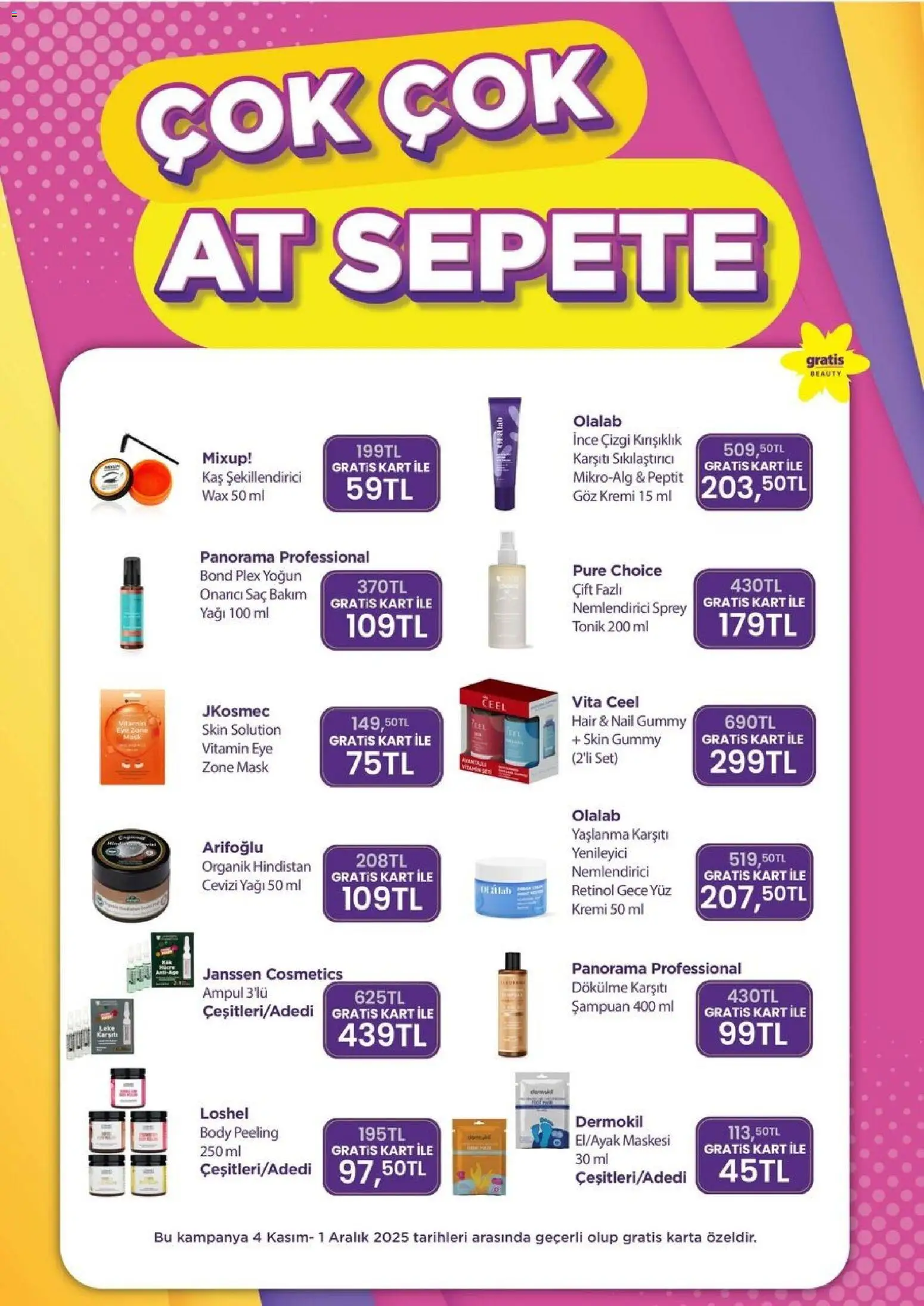 Gratis Black Friday - 01.11.2025 tarihinden itibaren geçerlidir | Sayfa: 14 | Ürünler: Şampuan, Peeling