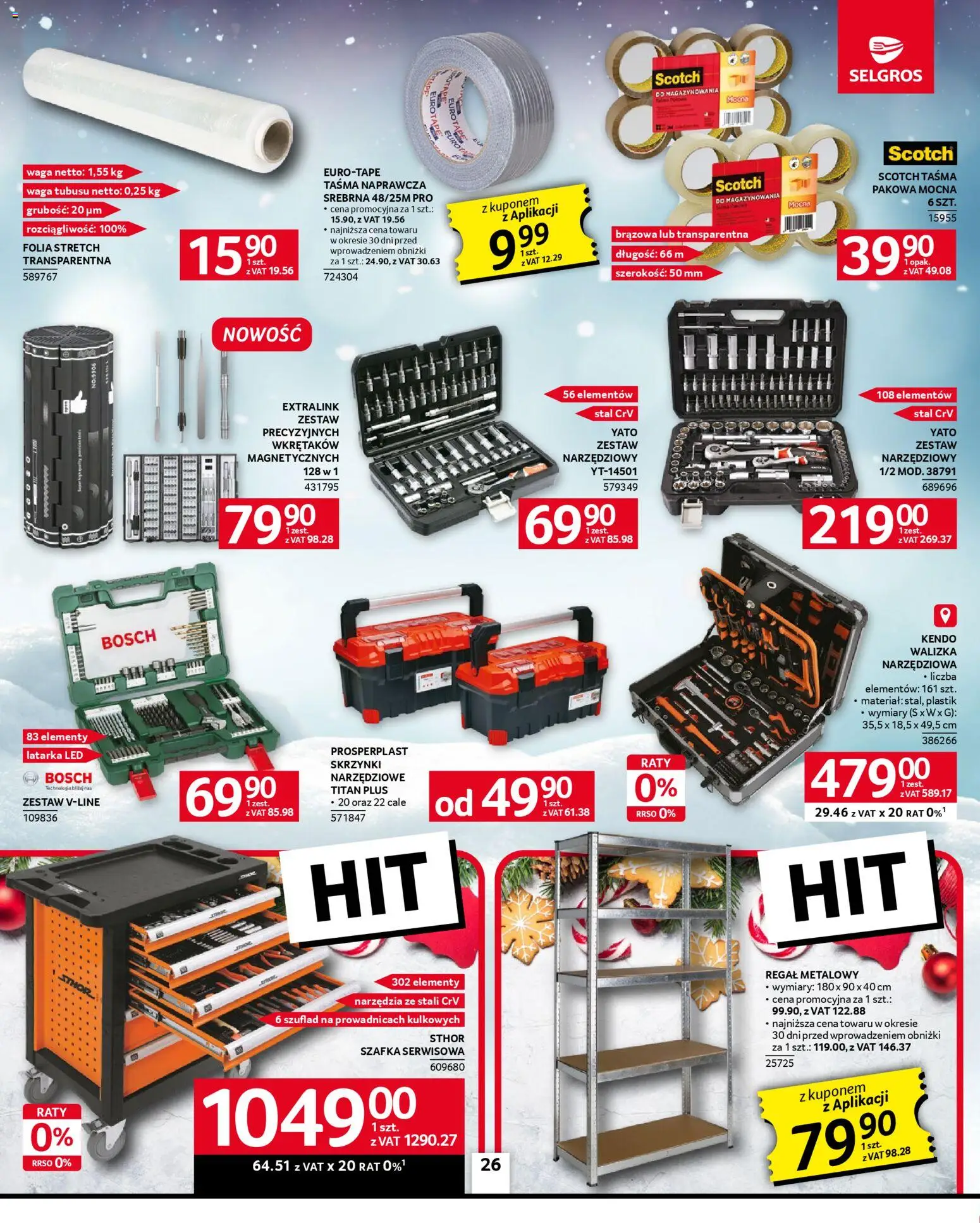 Selgros cash&carry Gazetka - Oferta przemysłowa od 06.11.2025 | Strona: 28 | Produkty: Regał metalowy, Walizka, Waga, Regał