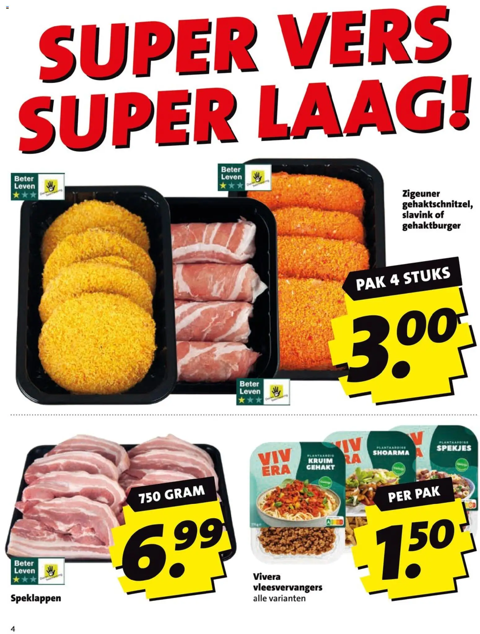 {H1} | Pagina: 4 | Producten: Gehakt