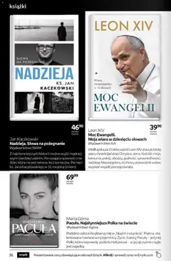 Pogląd oferty "Empik promocje" - ważna od 25.03.2026 | Strona: 36 | Produkty: Półka, Książki