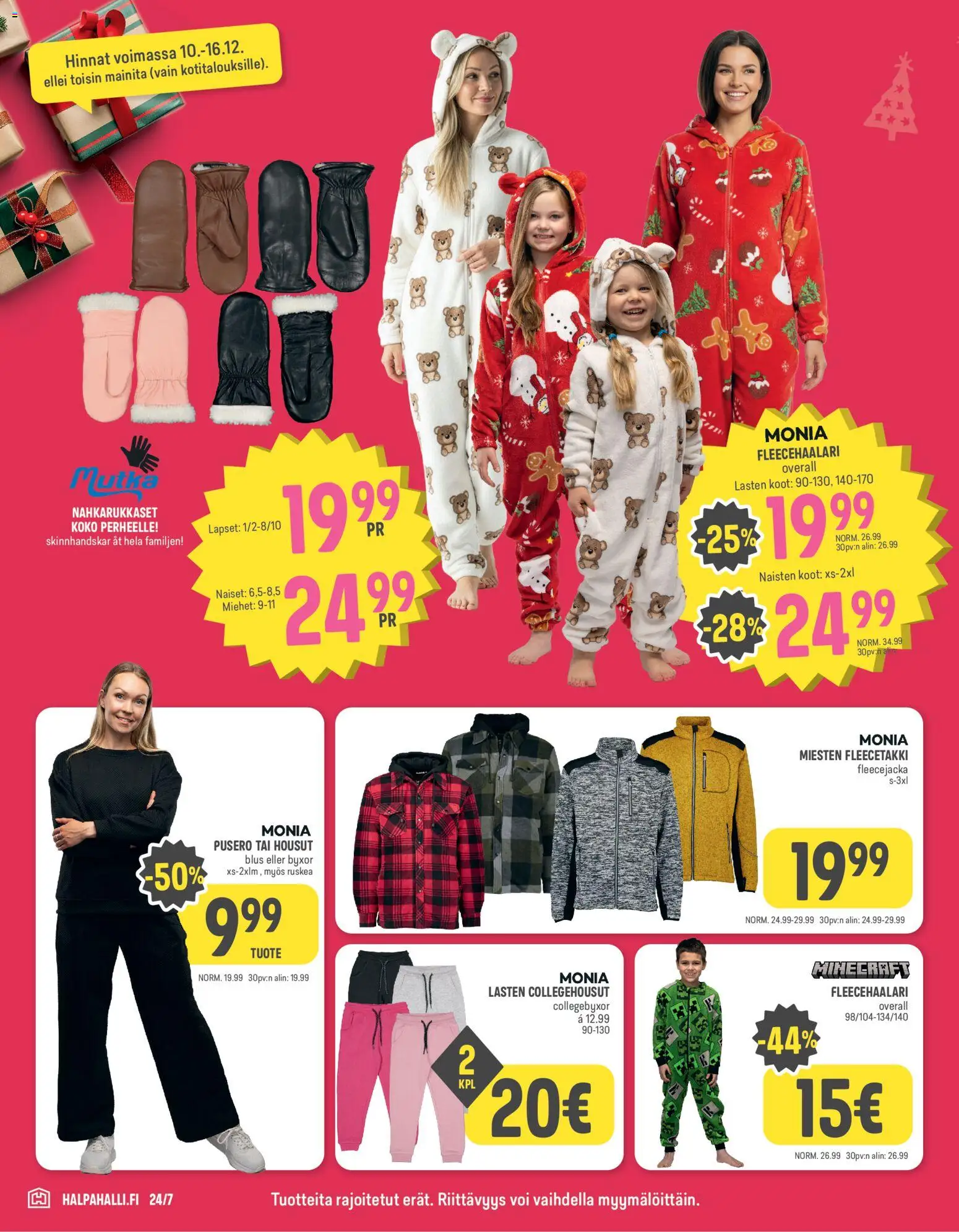 Halpa Halli tarjoukset – voimassa 10.12.2025 alkaen | Sivu: 14 | Tuotteet: Pusero, Housut, Voi