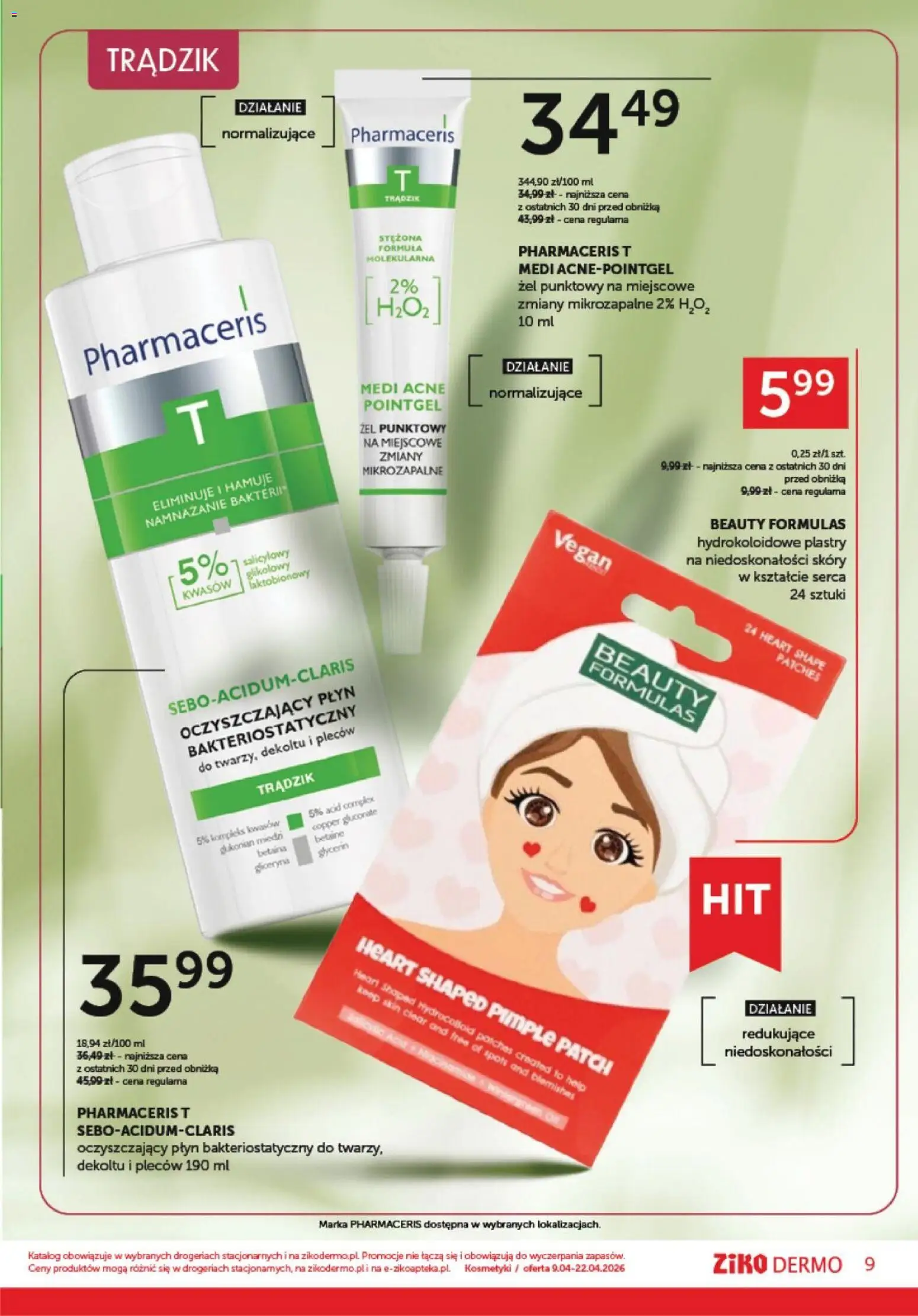 Ziko gazetka od 09.04.2026 | Strona: 9 | Produkty: Kosmetyki