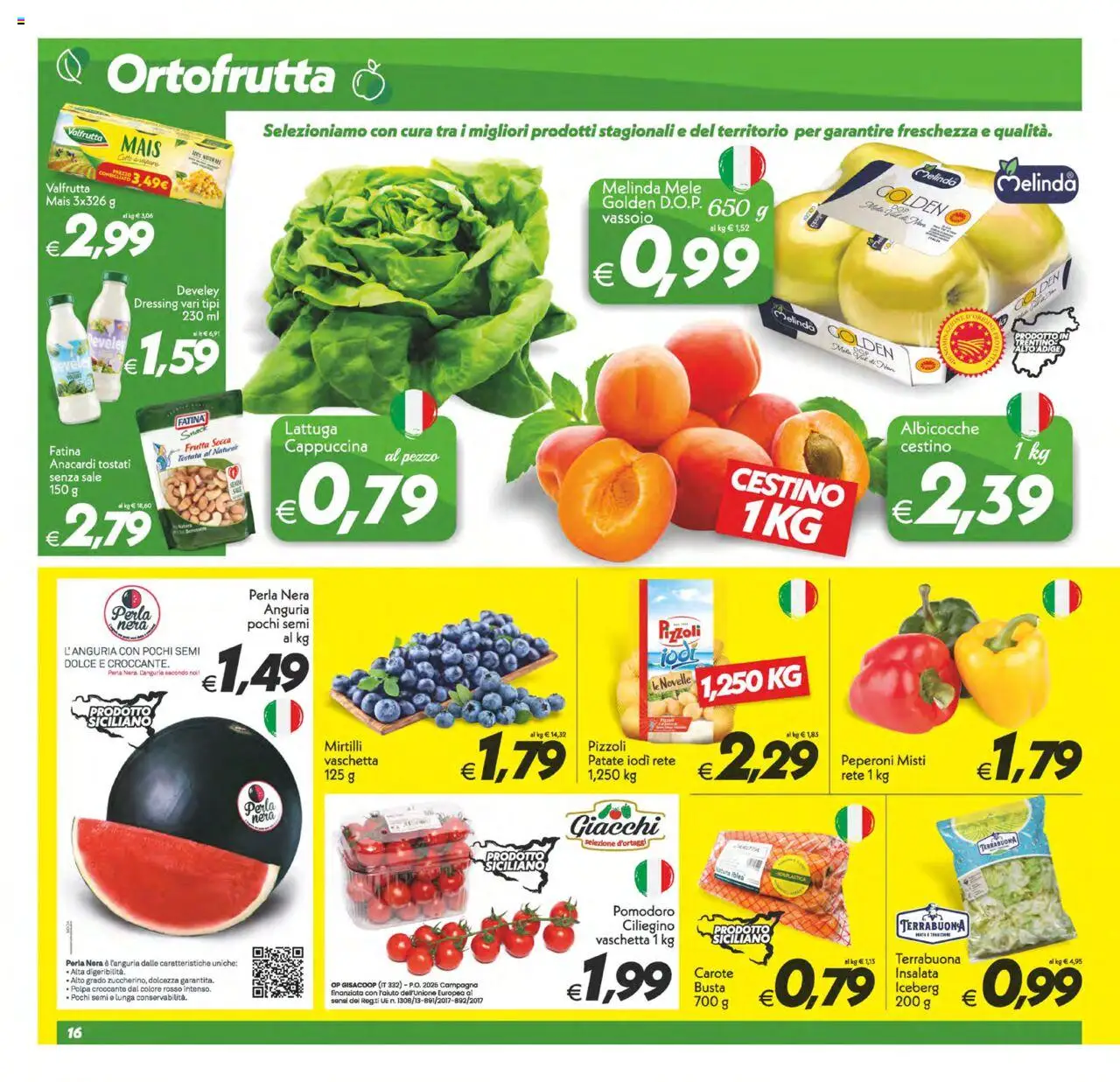 Volantino SuperConveniente del 03.06.2025 | Pagina: 16 | Prodotti: Mele, Peperoni, Frutta, Sale