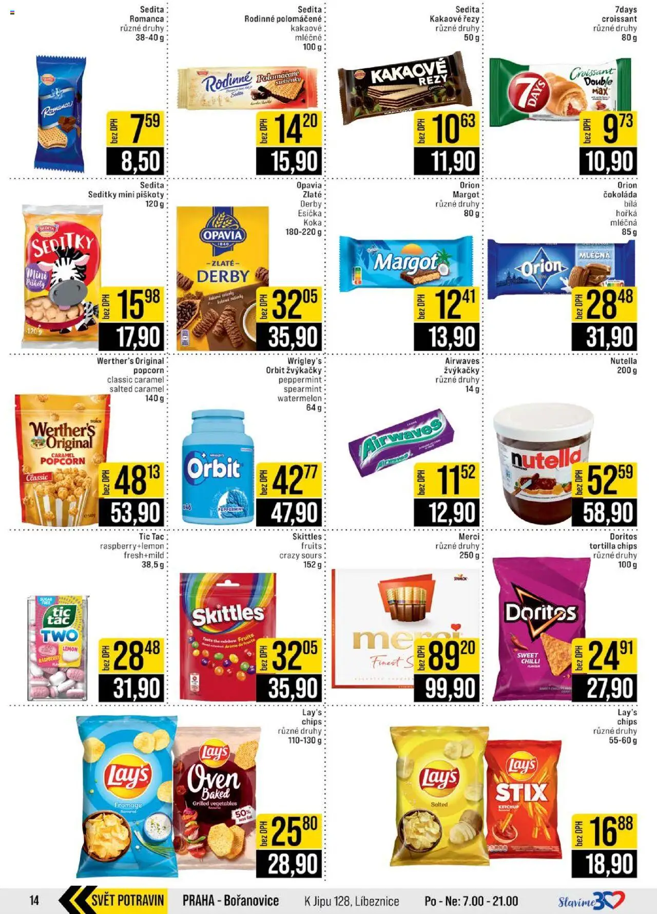 Jip leták - Cash & Carry od 15.10.2025 | Strana: 14 | Produkty: Doritos, Tác, Popcorn, Tortilla