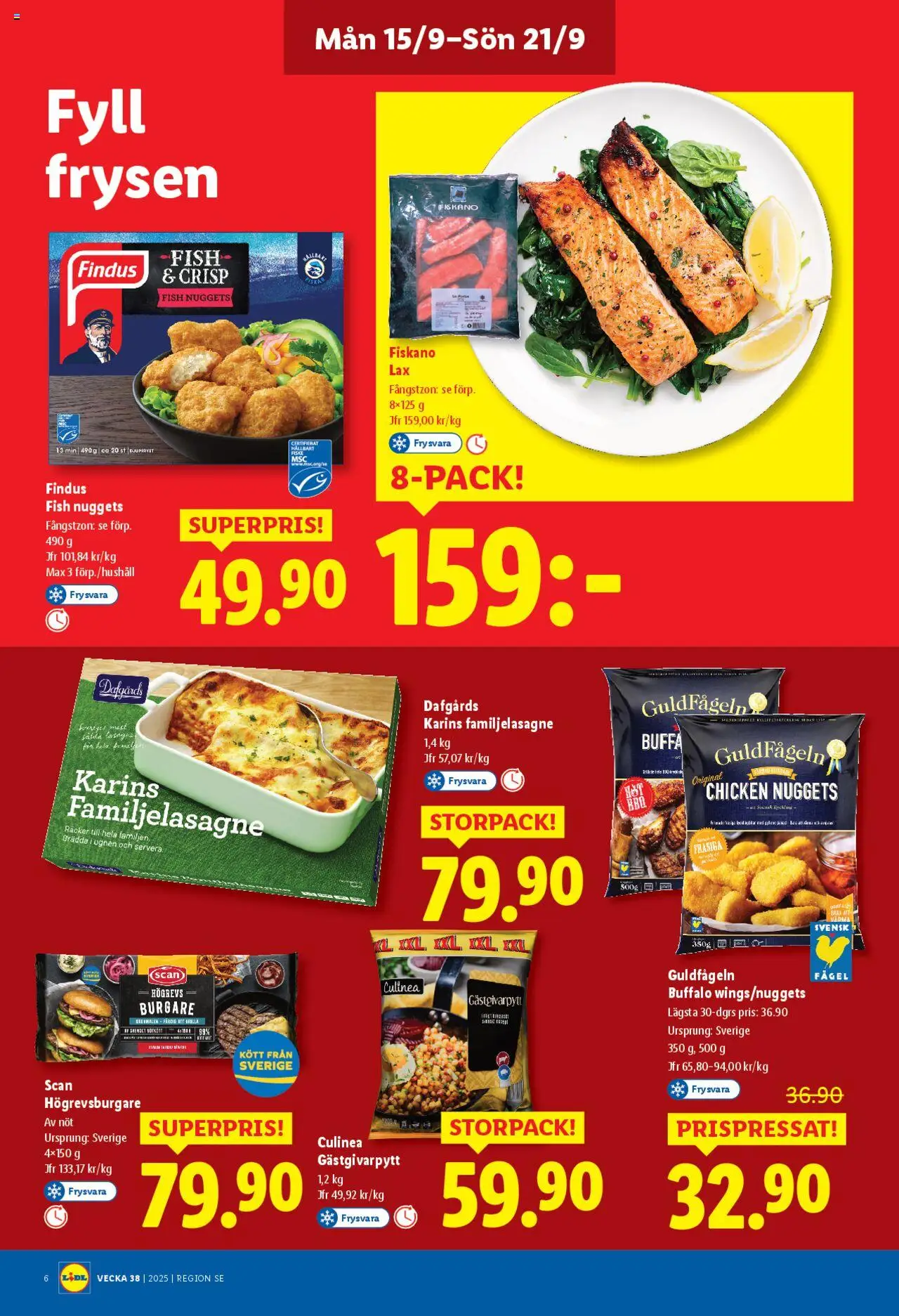 Lidl reklamblad aktuell från 15.09.2025 | Sida: 6 | Produkter: Ugnen