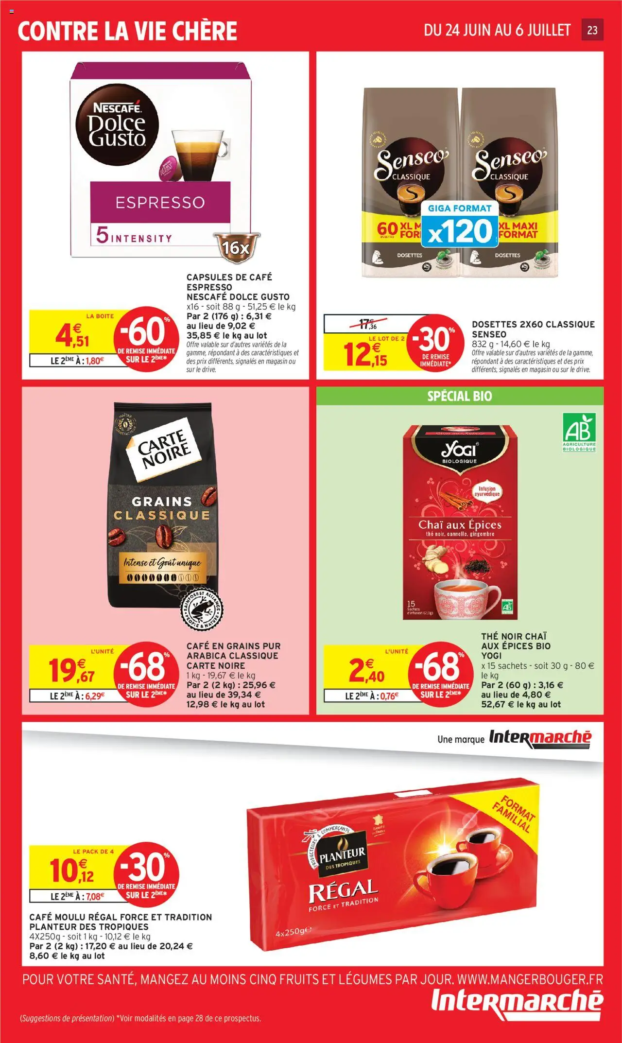  | Page: 25 | Produits: Senseo, Infusion, Café en grains, Gingembre