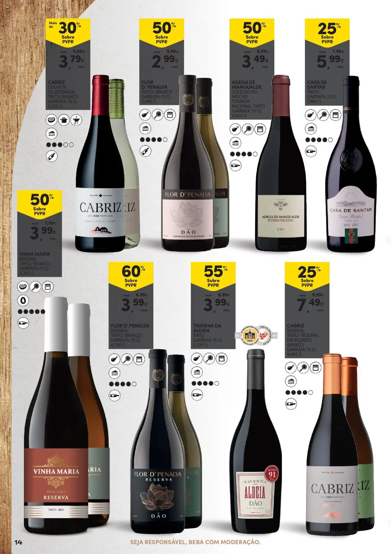 Continente - Vinhos, Enchidos e Queijos: A vida passa a comer com uma boa petiscada │ válido de 23.09.2025 | Página: 14