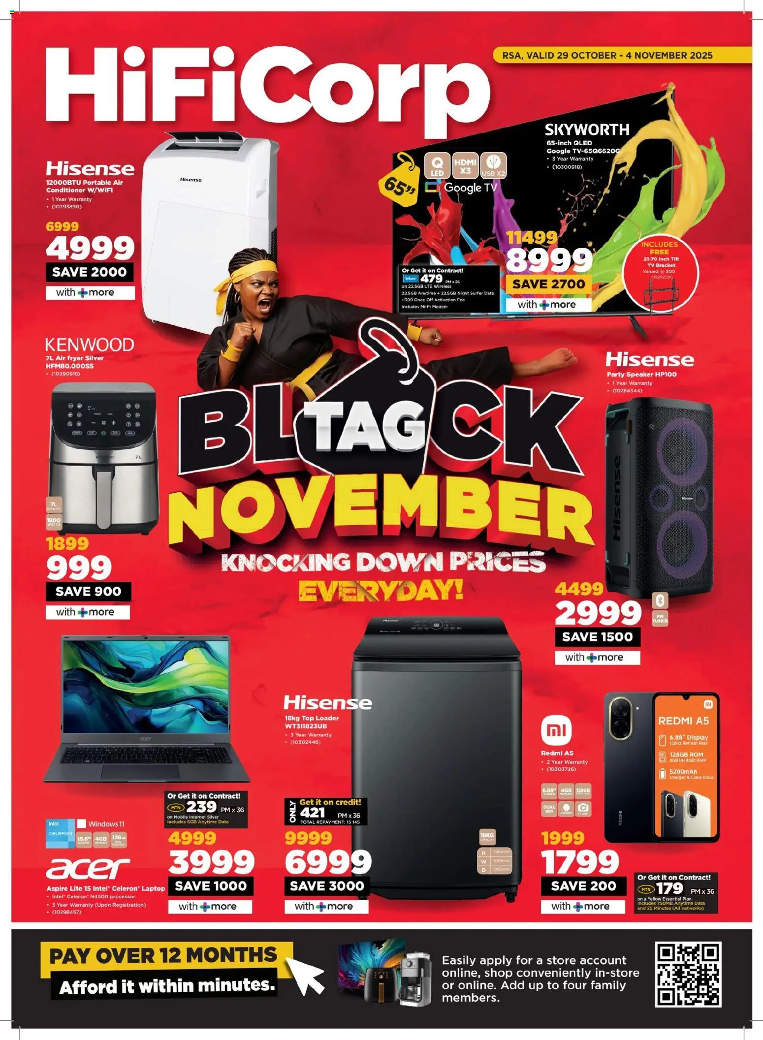 New HiFi Corp catalogue – valid from 29.10.2025 | Page: 1 | Products: Cable, Speaker, TV, Charger