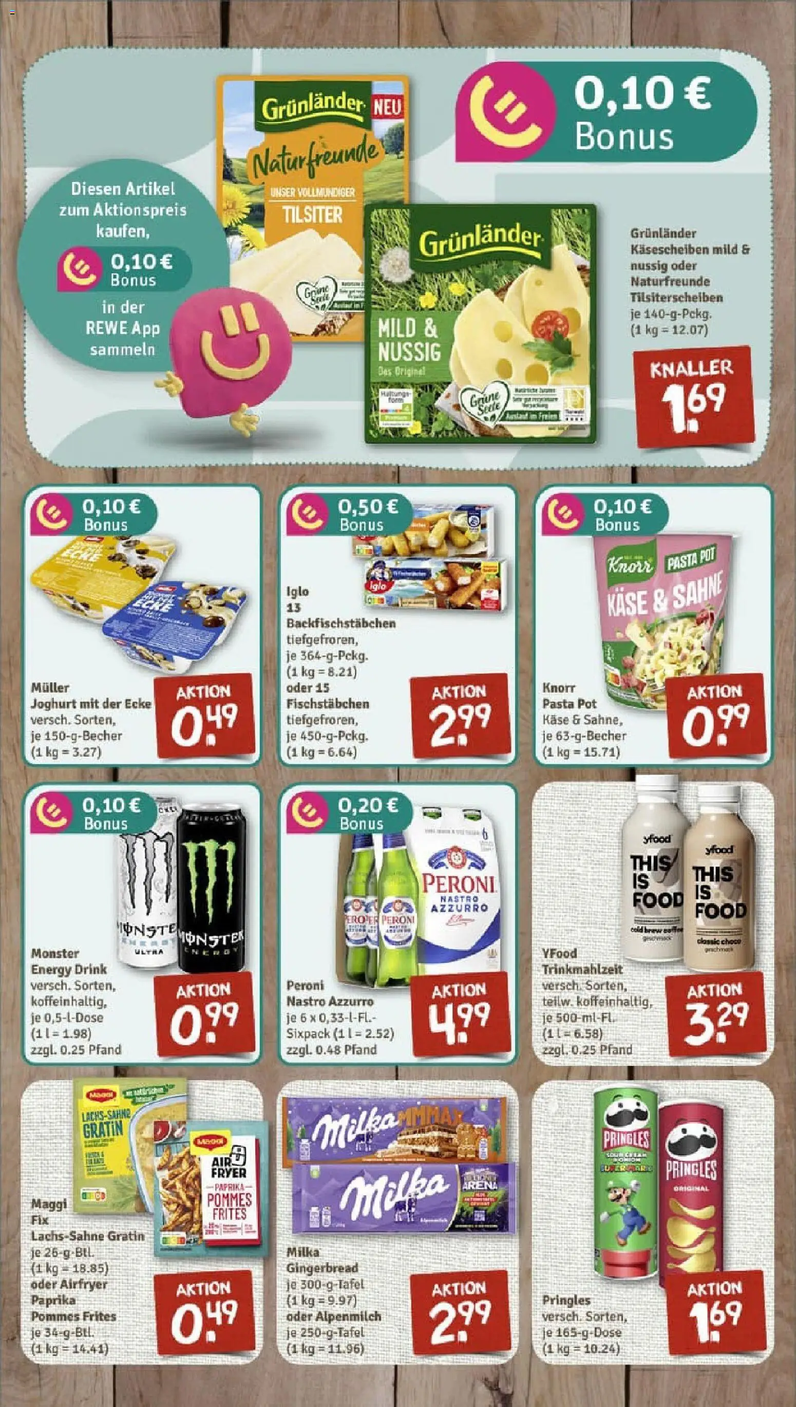 Rewe prospekt Wunstorf / Luthe	 – gültig ab 26.10.2025 | Seite: 6 | Produkte: Käse, Grunlander, Pringles, Chips