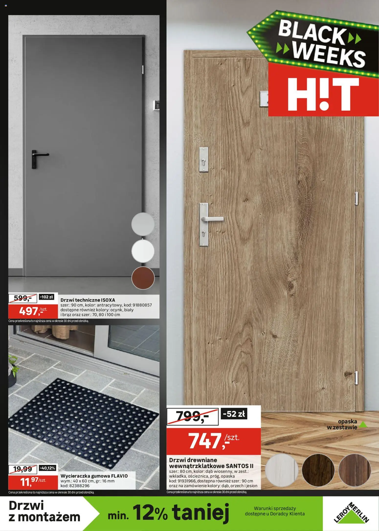 Leroy Merlin Black Friday od 18.11.2025 | Strona: 21 | Produkty: Wycieraczka