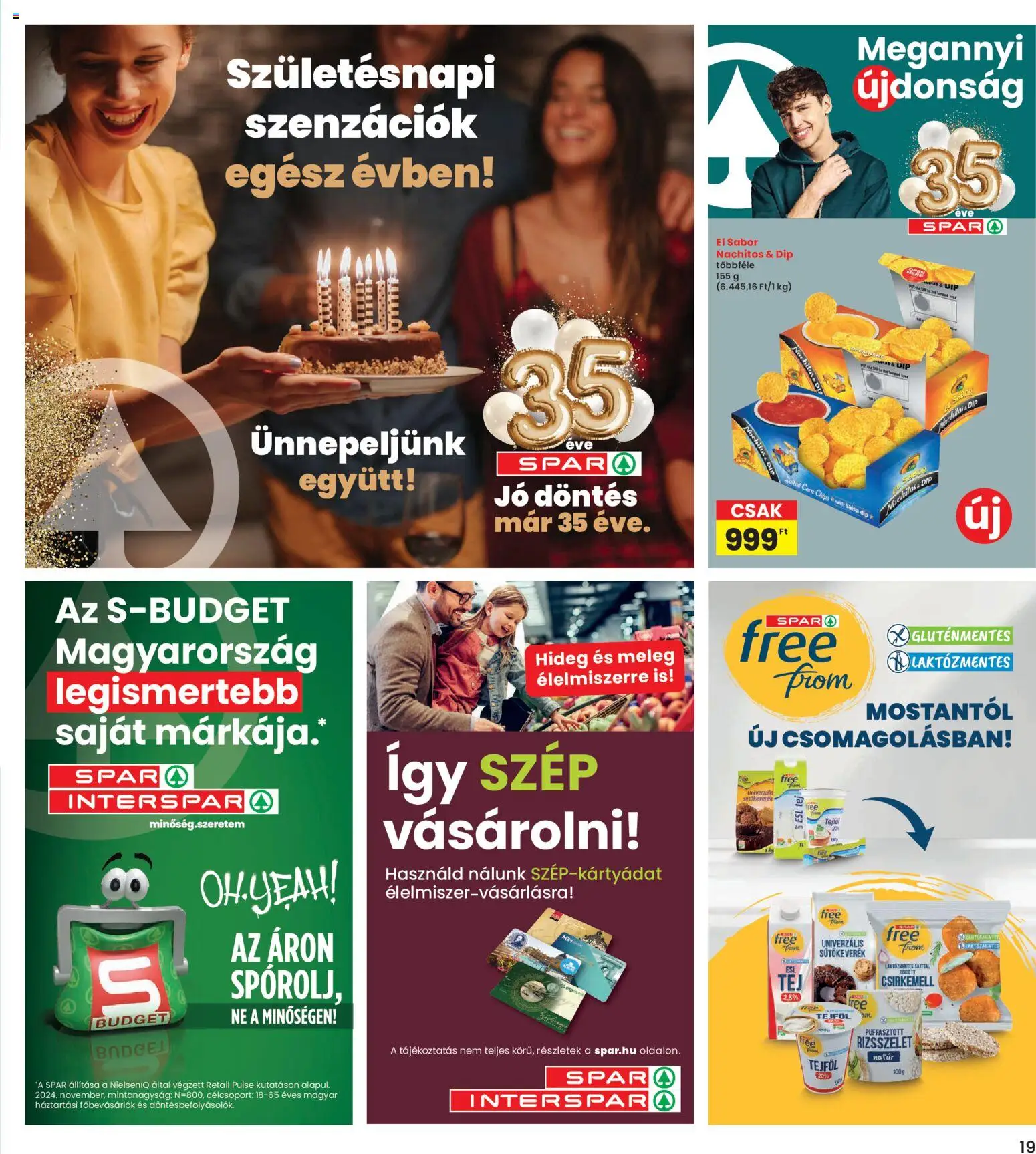 Interspar akciós ujság - amely érvényes a következő dátumtól: 29.01.2026 | Oldal: 19 | Termékek: Tej, Tejföl, Gluténmentes, Csirkemell