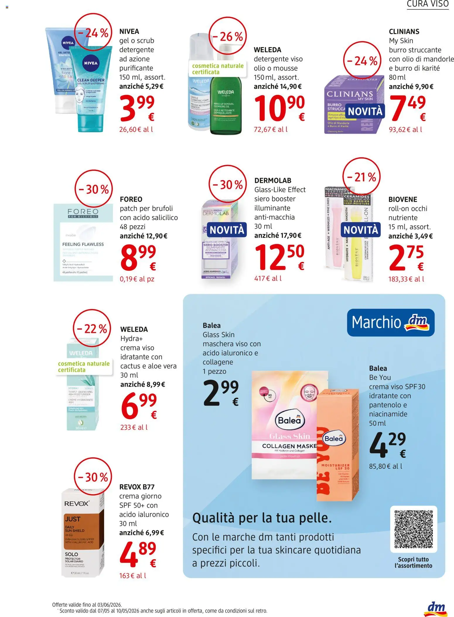 Volantino dm drogerie markt del 07.05.2026 | Pagina: 5 | Prodotti: Illuminante, Crema, Detergente, Crema viso
