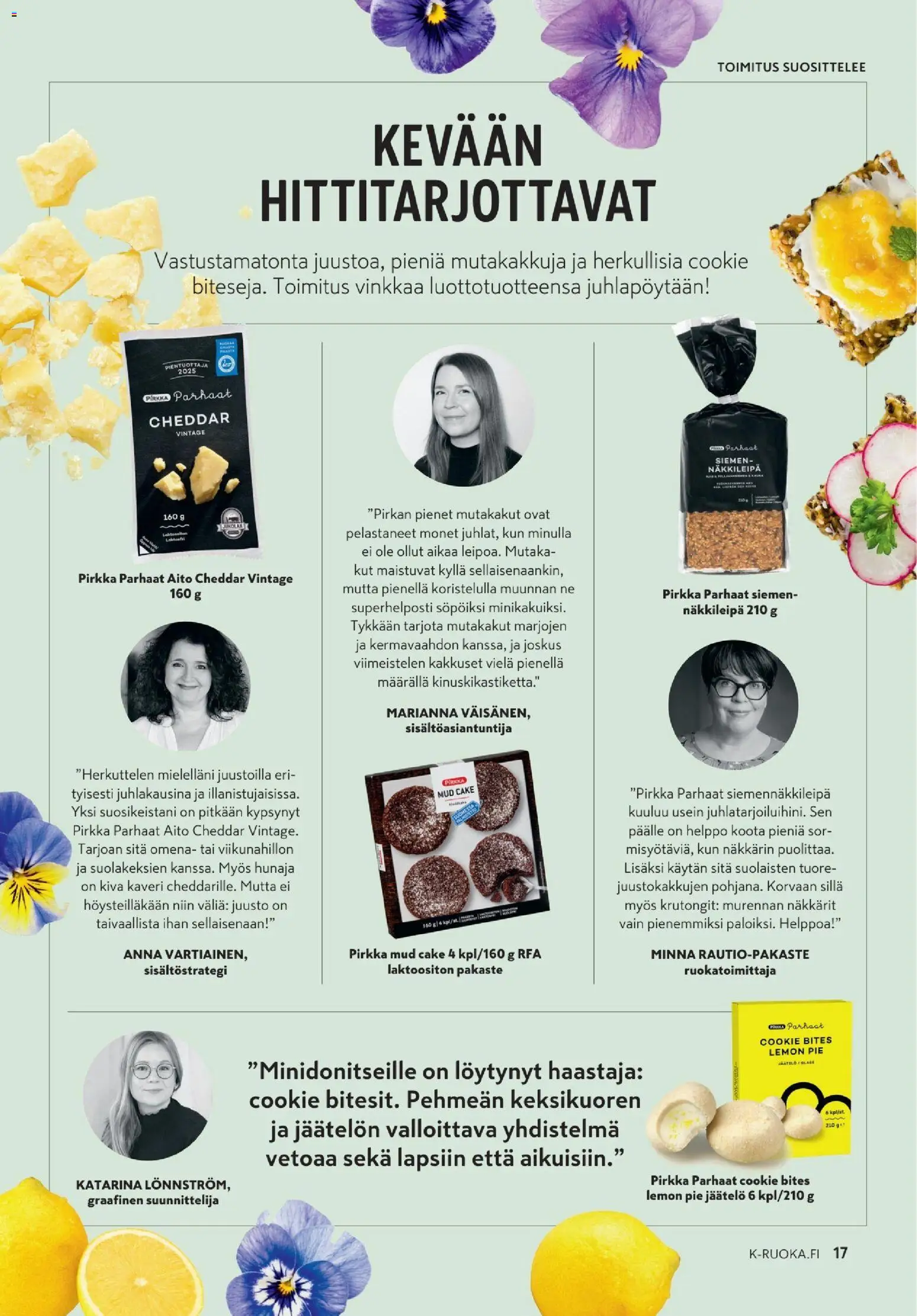K-Market tarjoukset - K-Ruoka – voimassa 06.05.2026 alkaen | Sivu: 17 | Tuotteet: Näkkileipä, Cheddar, Juusto, Jäätelö