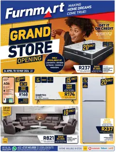 Furnmart specials catalogue – valid from 24.04.2026