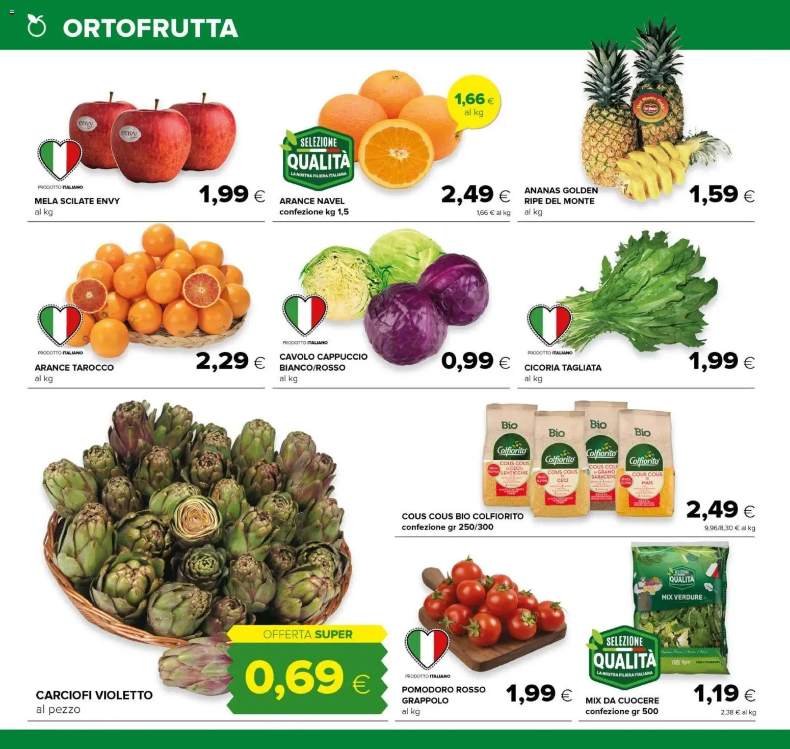 Volantino Oasi del 26.02.2026 | Pagina: 2 | Prodotti: Lenticchie, Verdure, Pomodoro, Cous cous