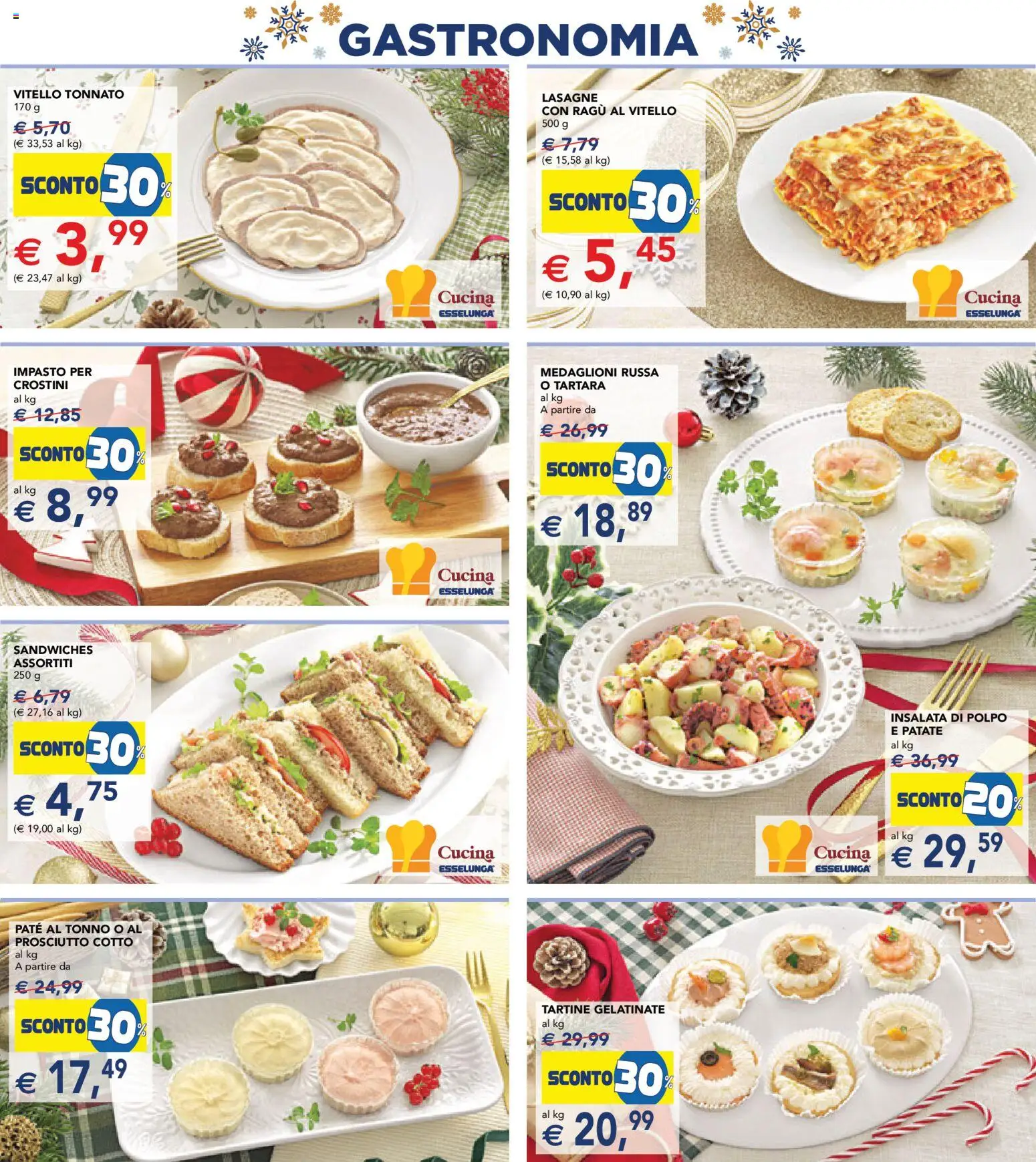 Volantino Esselunga S del 11.12.2025 | Pagina: 2 | Prodotti: Paté, Patate, Polpo, Ragú