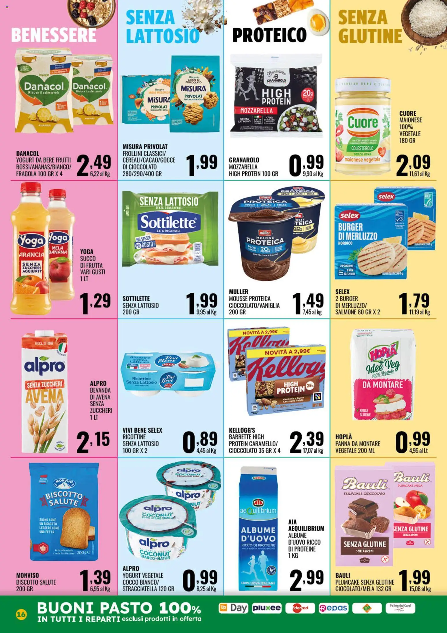 Volantino GECOP del 07.04.2026 | Pagina: 16 | Prodotti: Uova, Maionese, Mozzarella, Fette biscottate