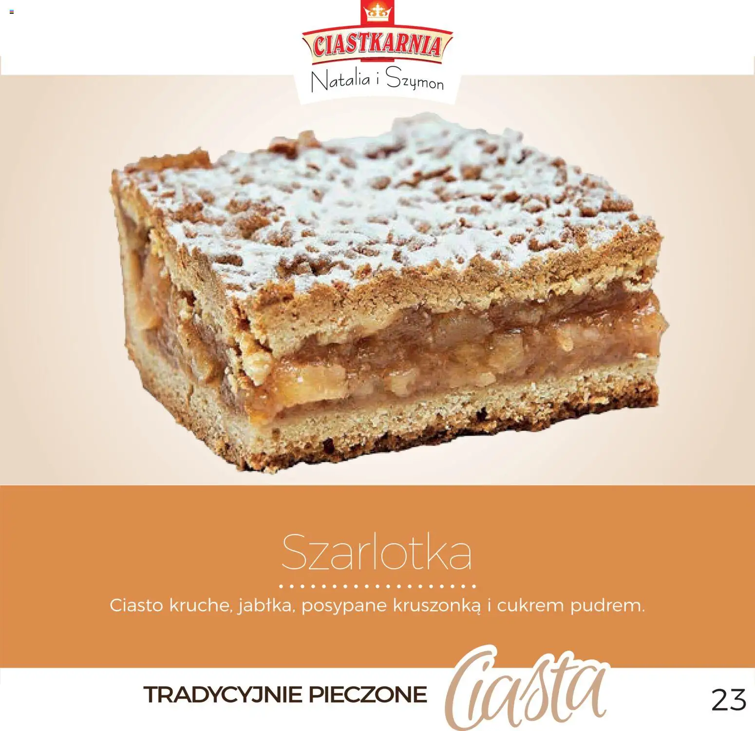 Topaz Gazetka - Ciasta  od 01.12.2025 | Strona: 23 | Produkty: Ciasto