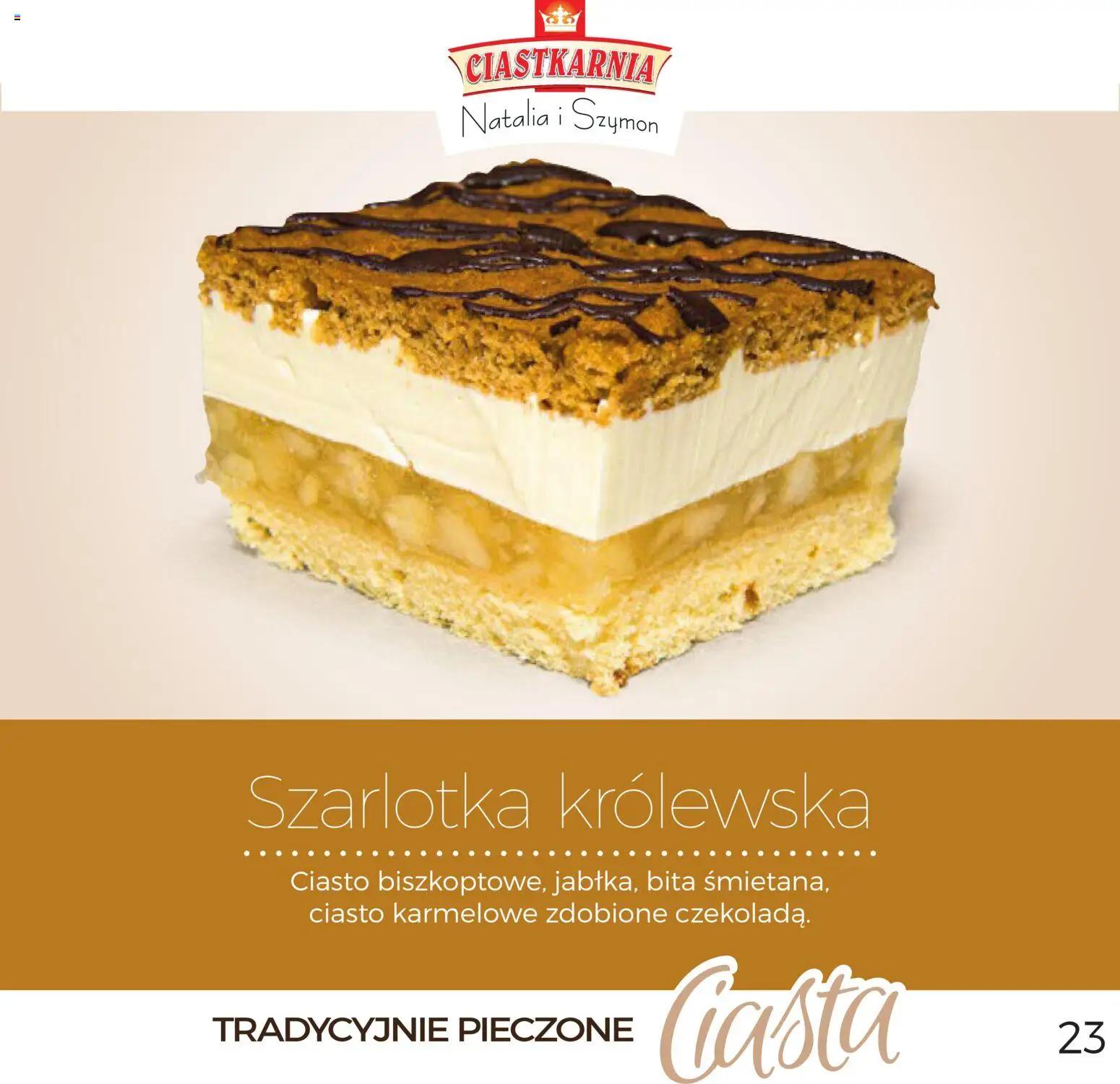 Topaz Gazetka - Ciasta  od 01.12.2025 | Strona: 23 | Produkty: Ciasto