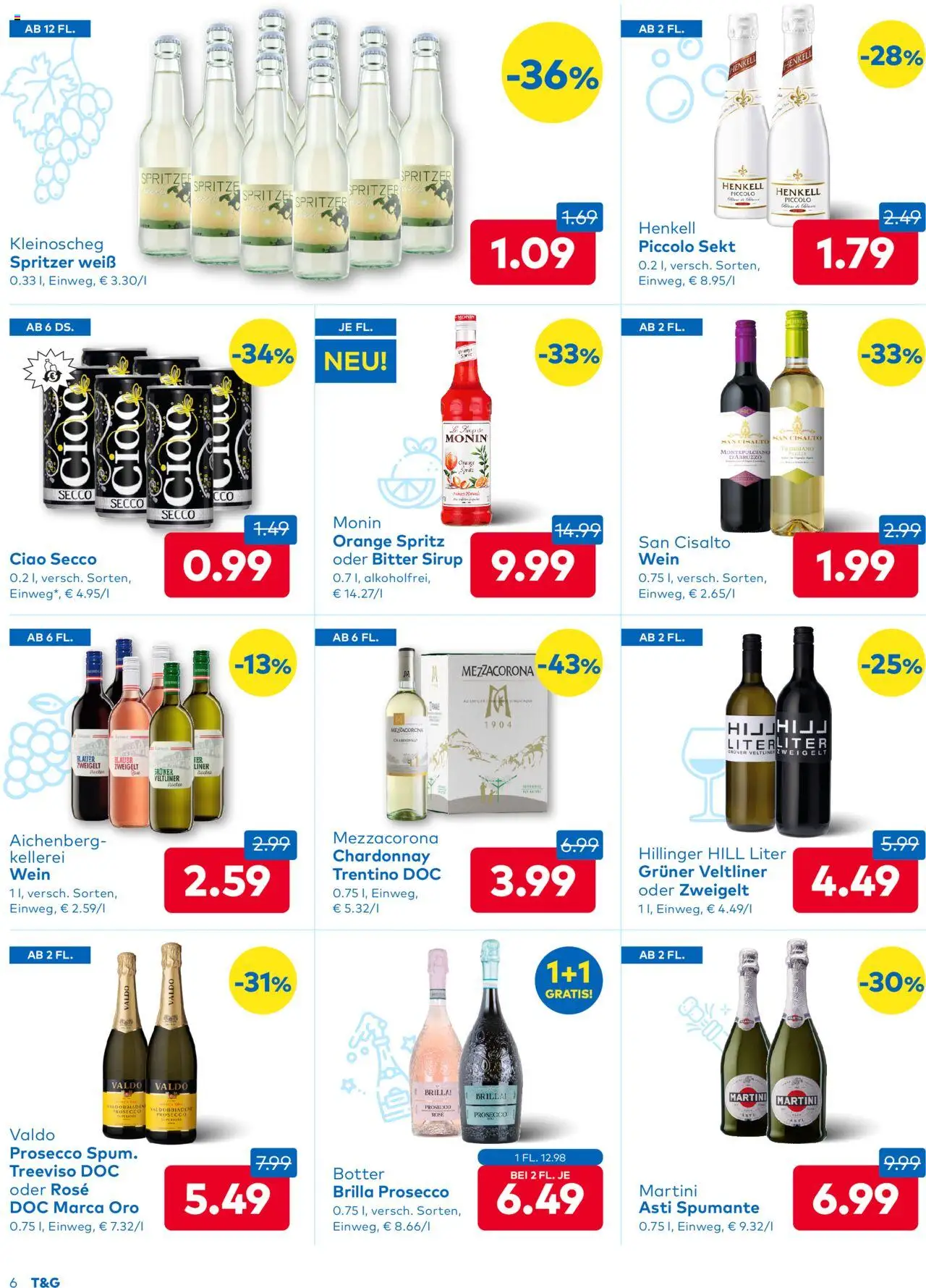 T&G Steiermark gültig ab 28.08.2025 | Seite: 6 | Produkte: Wein